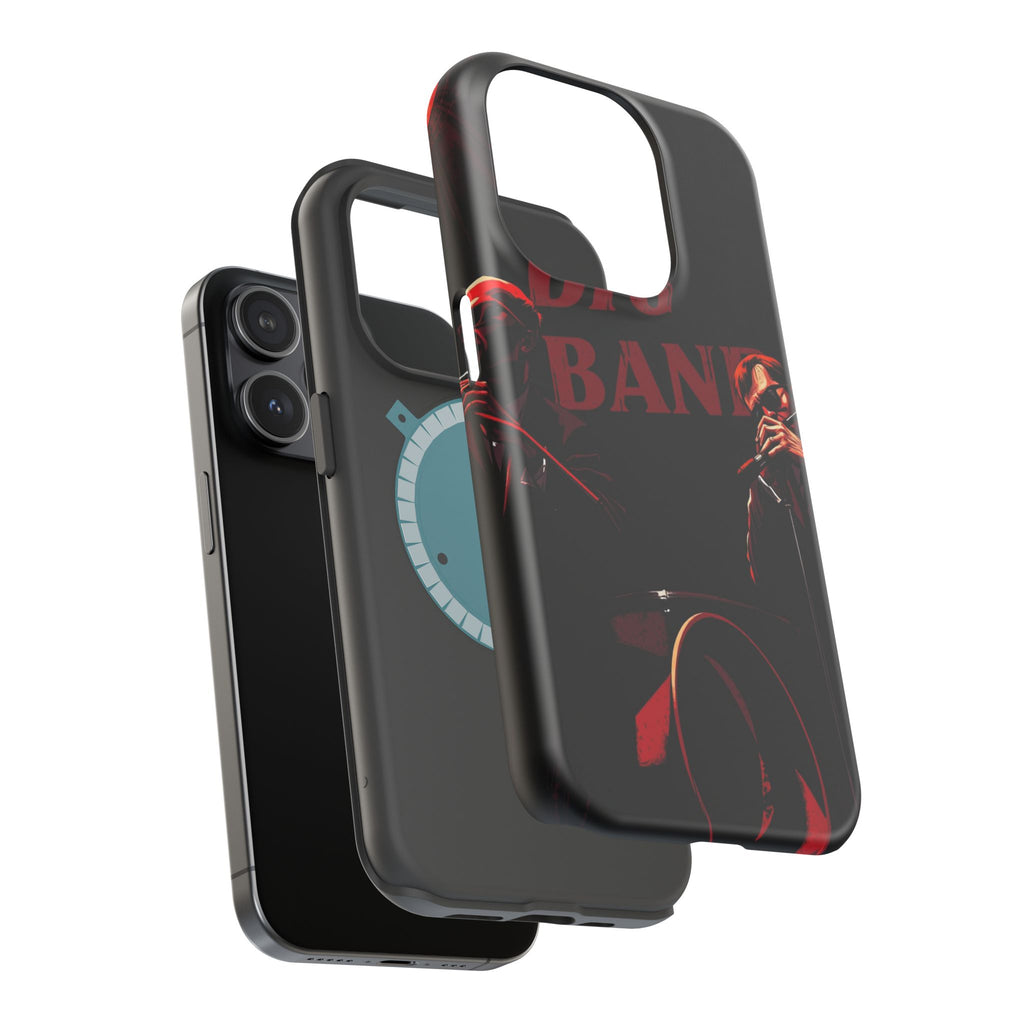 iPhone Black And Crimson Big Band Era Slim Everyday Designer Case · iPhone Case
