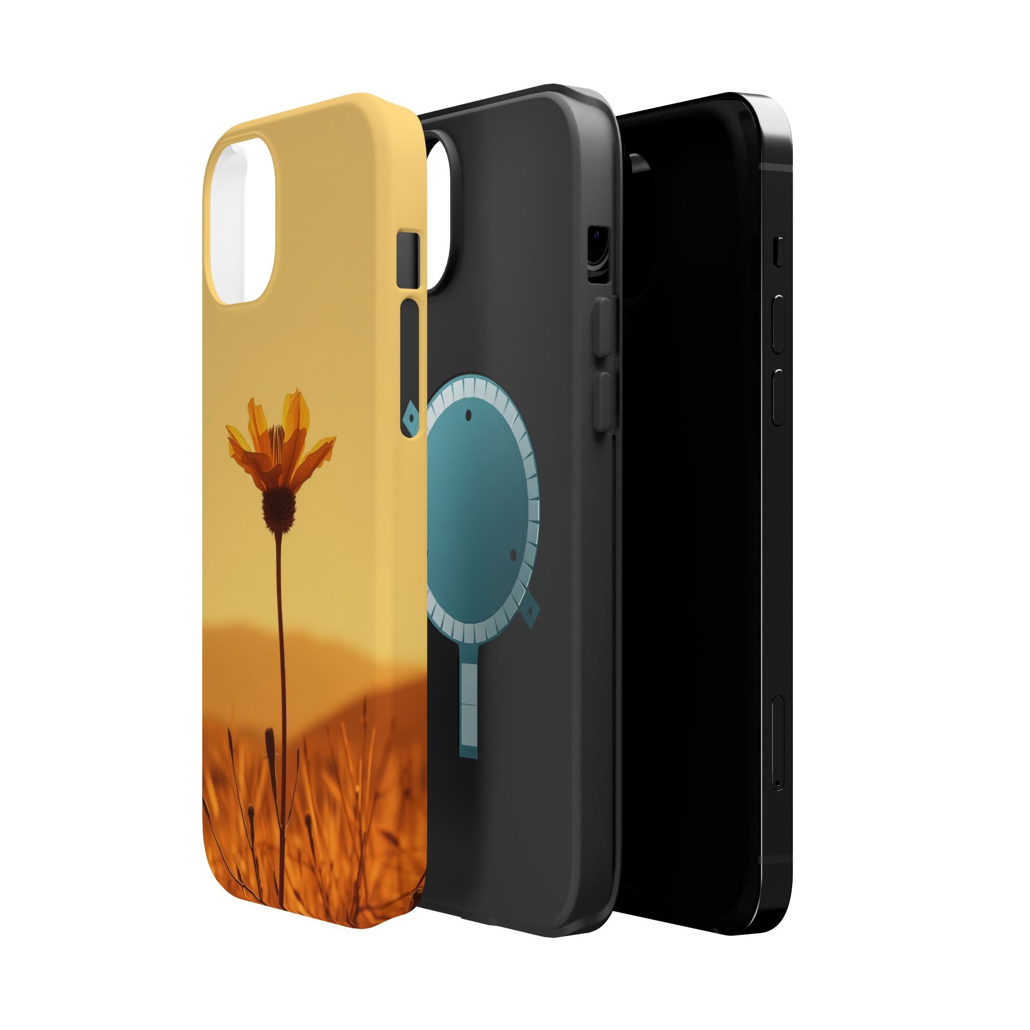 iPhone Desert Flower Cinematic Art Bold Modern Everyday Snap Case · iPhone Case