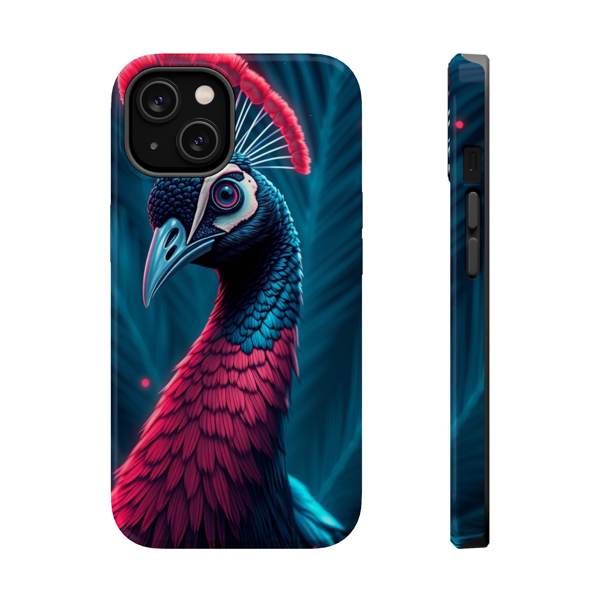 iPhone Nouveau Peacock Electric Art Slim Everyday Designer Case · iPhone Case