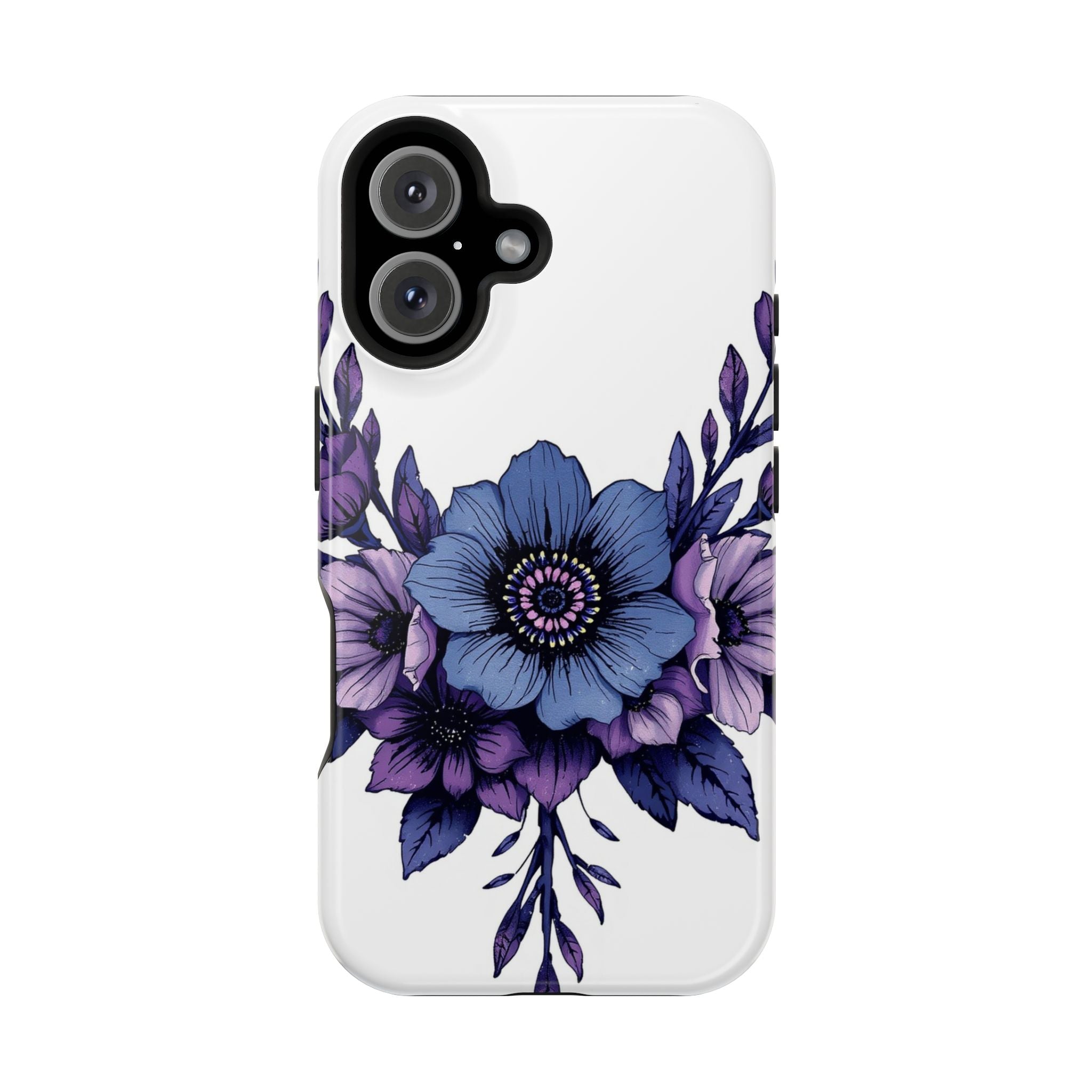 iPhone Floral Crown Grunge Distressed Slim Everyday Designer Case · iPhone Case