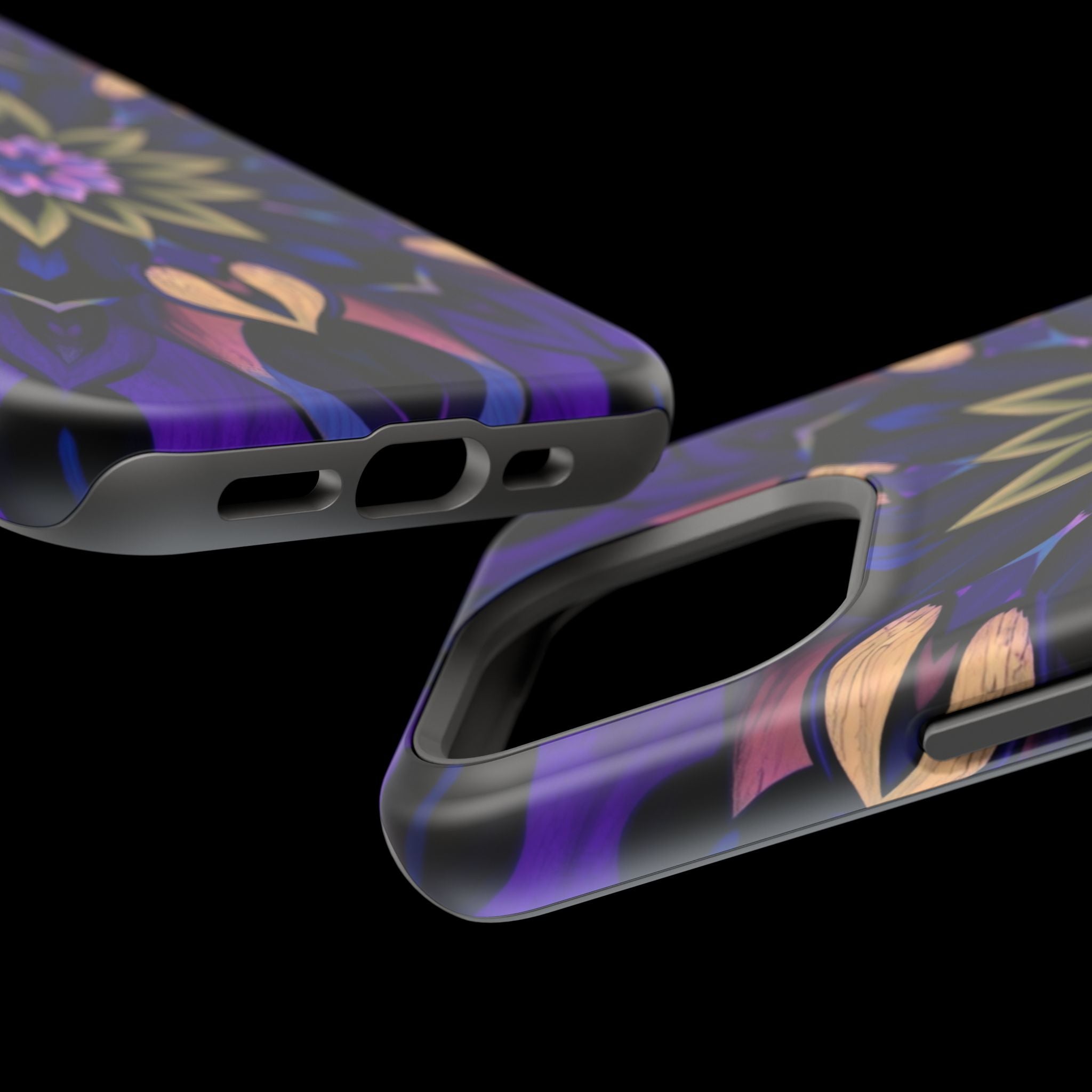 iPhone Floral Mandala Mystic Art Bold Modern Everyday Snap Case · iPhone Case
