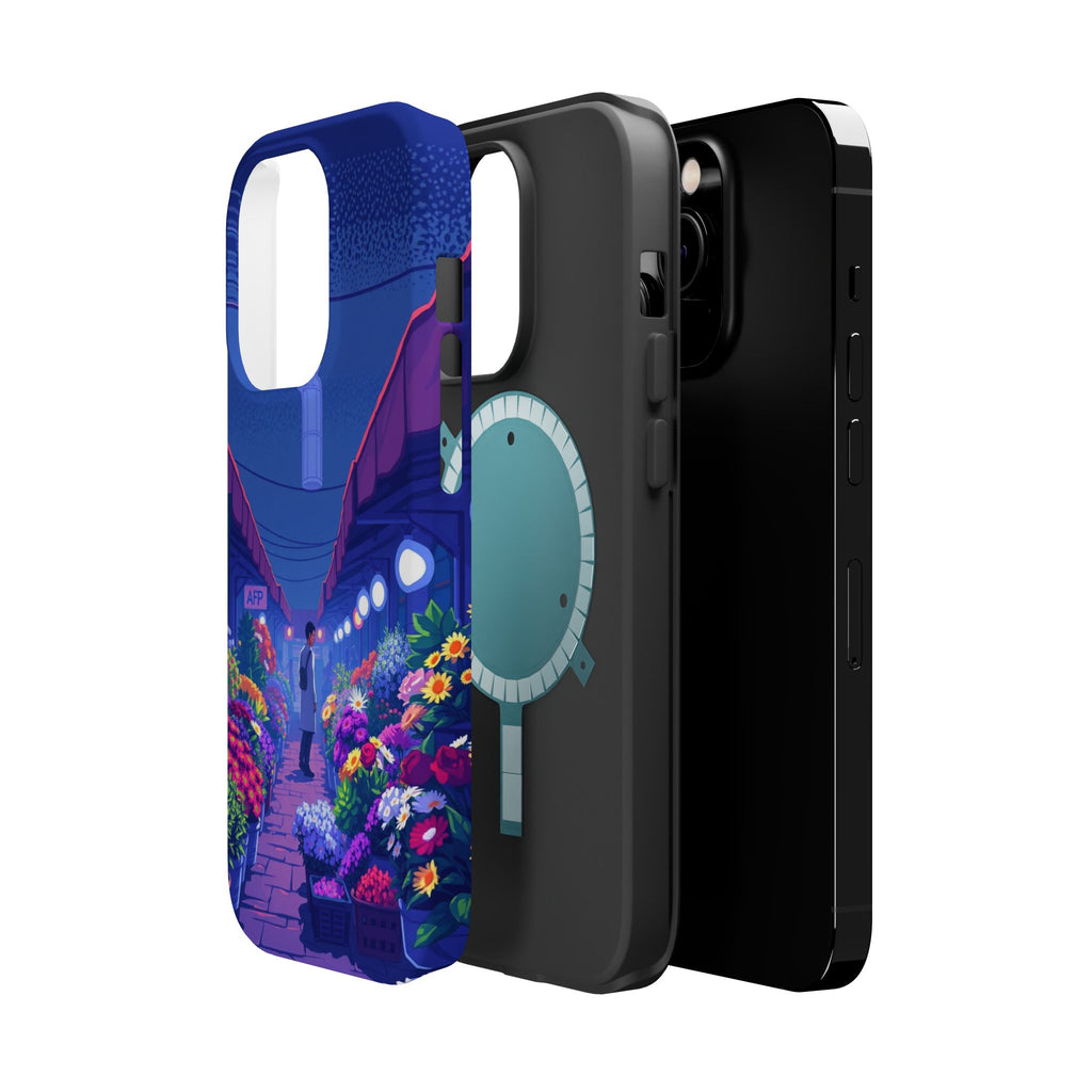 iPhone Flower Market Electric Art Bold Modern Everyday Snap Case · iPhone Case