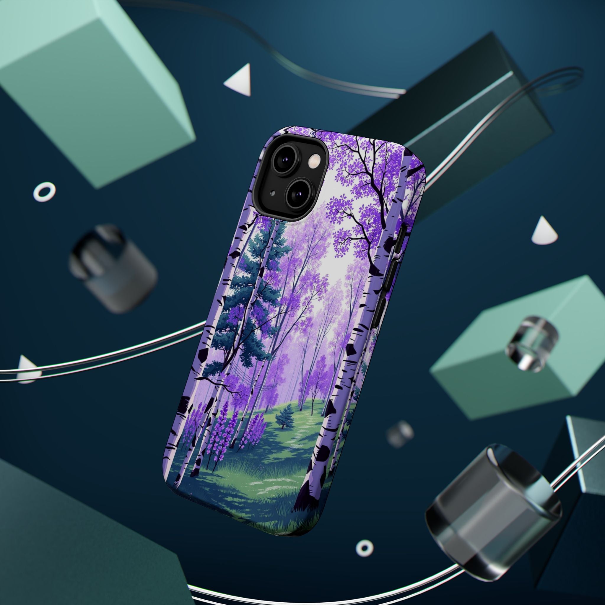 iPhone Birch Grove Electric Art Slim Everyday Designer Case · iPhone Case