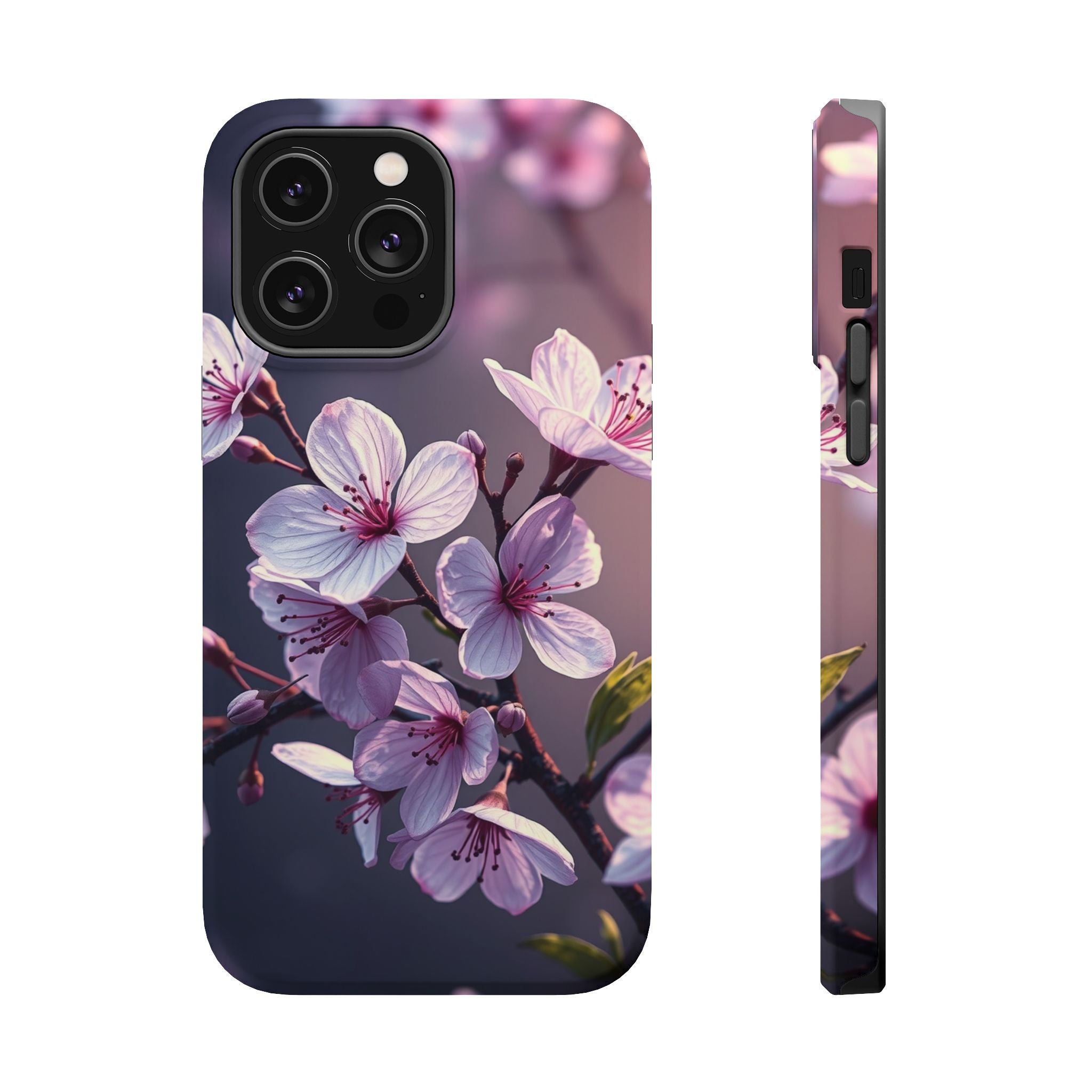 iPhone Cherry Blossom Enchanted Art Artistic Everyday Cas Slim Snap Case · iPhon