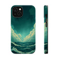 iPhone Storm at Sea Electric Art 17 Slim Everyday Designer Case · iPhone Case