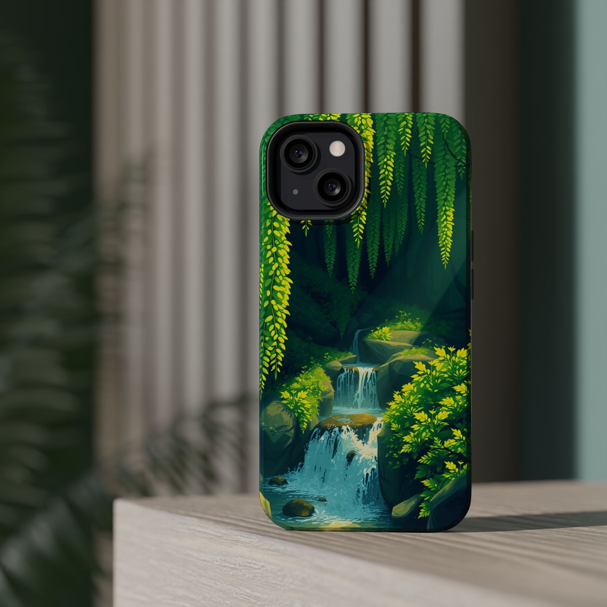 iPhone Earthy Wisteria Cascade Design Slim Everyday iPhone 13 Designer · iPhone