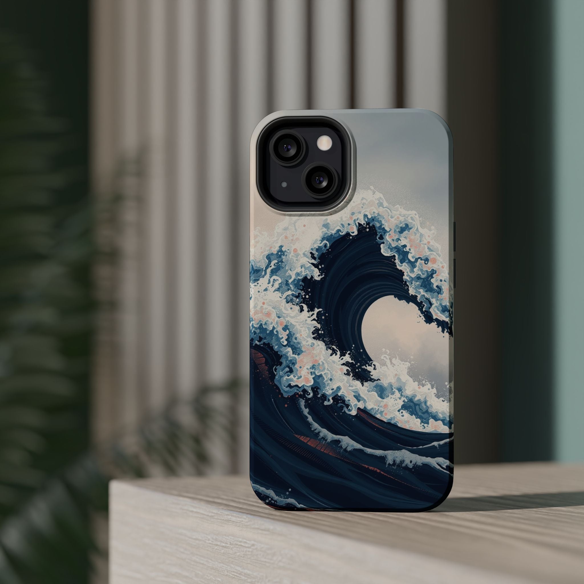 iPhone Ocean Wave Crash Grunge Distressed Slim iPhone Everyday Designer · iPhone