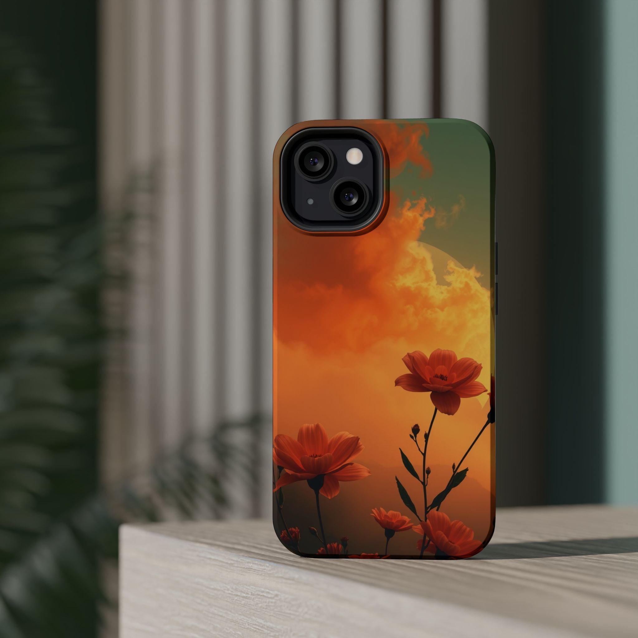 iPhone Floral Ombre Enchanted Art Bold Modern Everyday Snap Case · iPhone Case