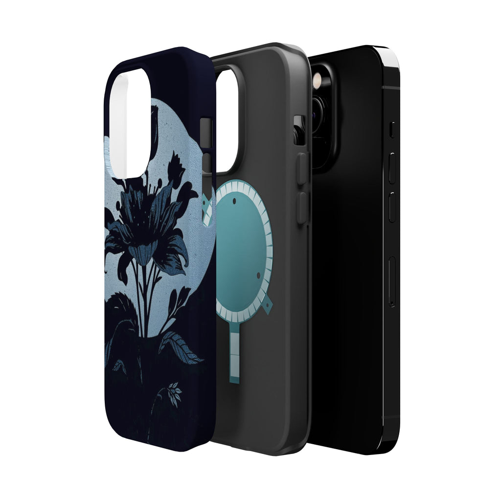 iPhone Radiant Floral Silhouette Design Slim Everyday Designer Case · iPhone Cas