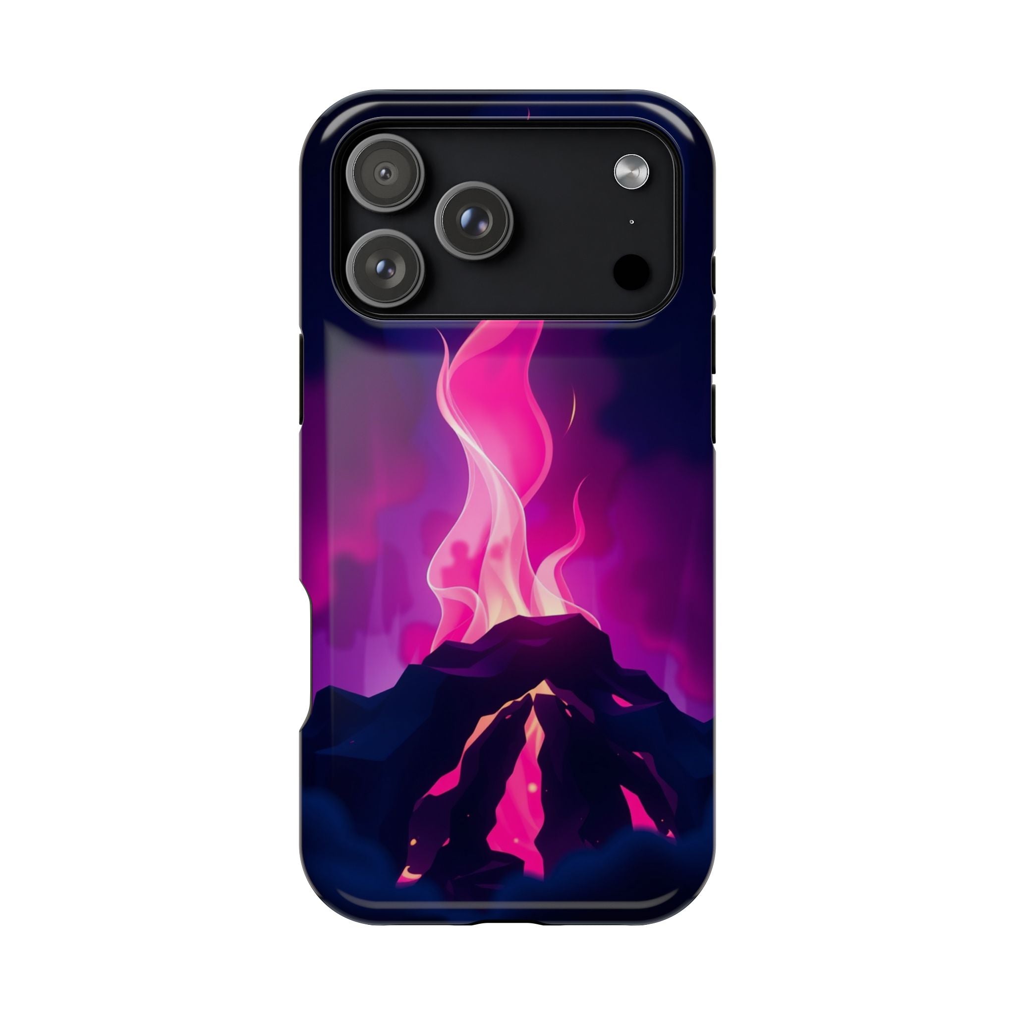 iPhone Cyan And Magenta Wildfire Glow Slim Everyday Designer Case · iPhone Case