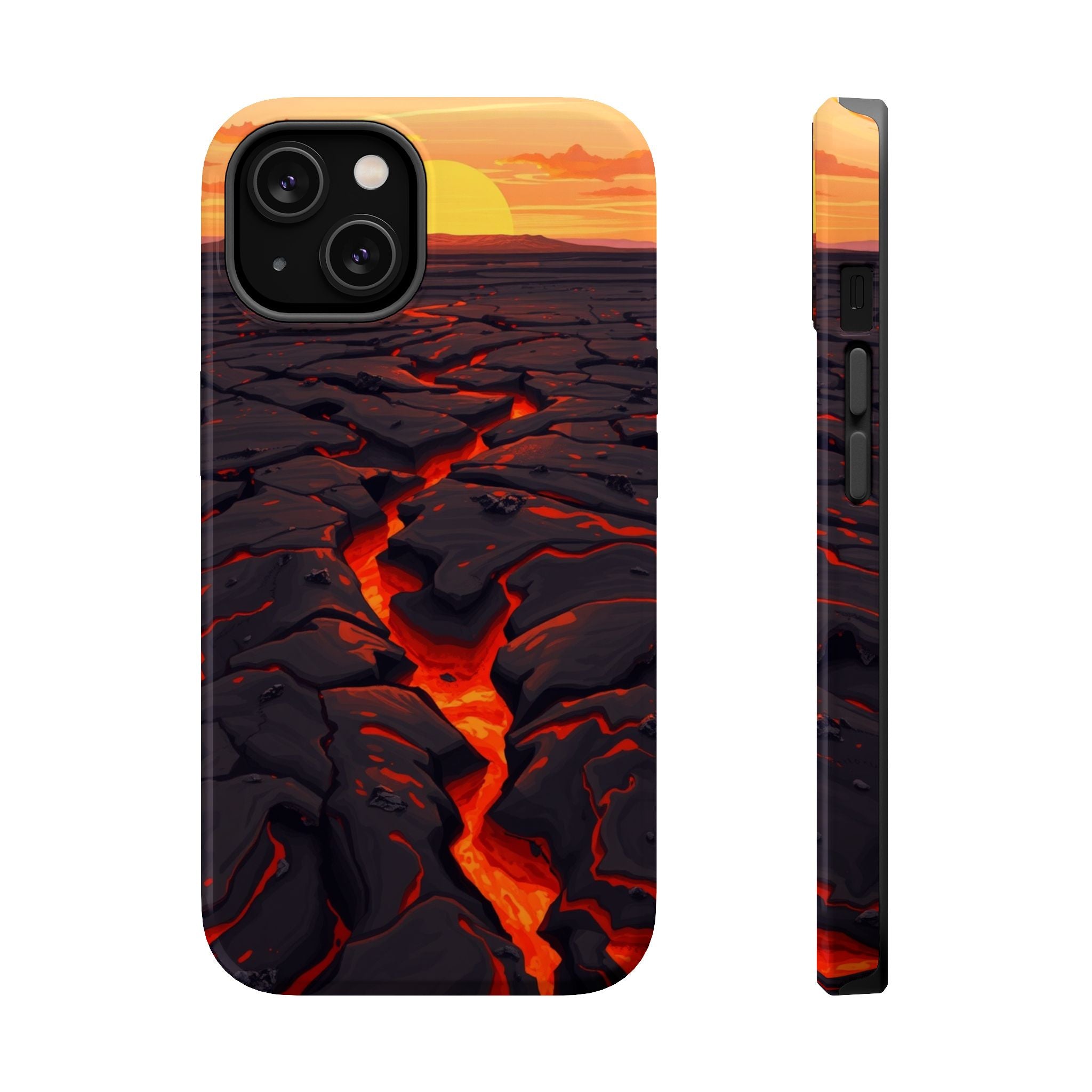 iPhone Lava Field Earthy Design Slim Everyday Designer Case · iPhone Case