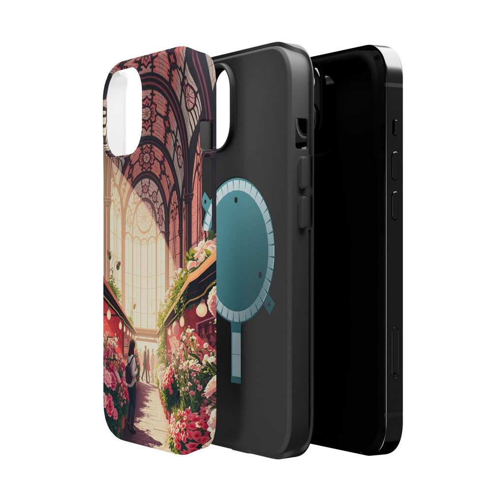 iPhone Flower Market Stained Glass Bold Modern Everyday Snap Case · iPhone Case