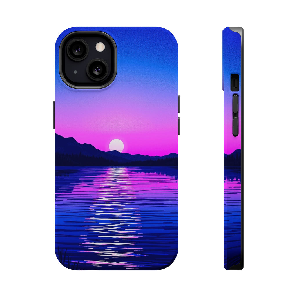 iPhone Indigo And Violet Lake at Twilight Slim iPhone Everyday Designer · iPhone