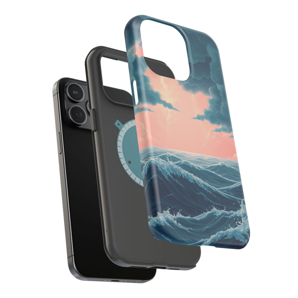 iPhone Storm at Sea 3D Digital Slim Everyday Designer Case · iPhone Case
