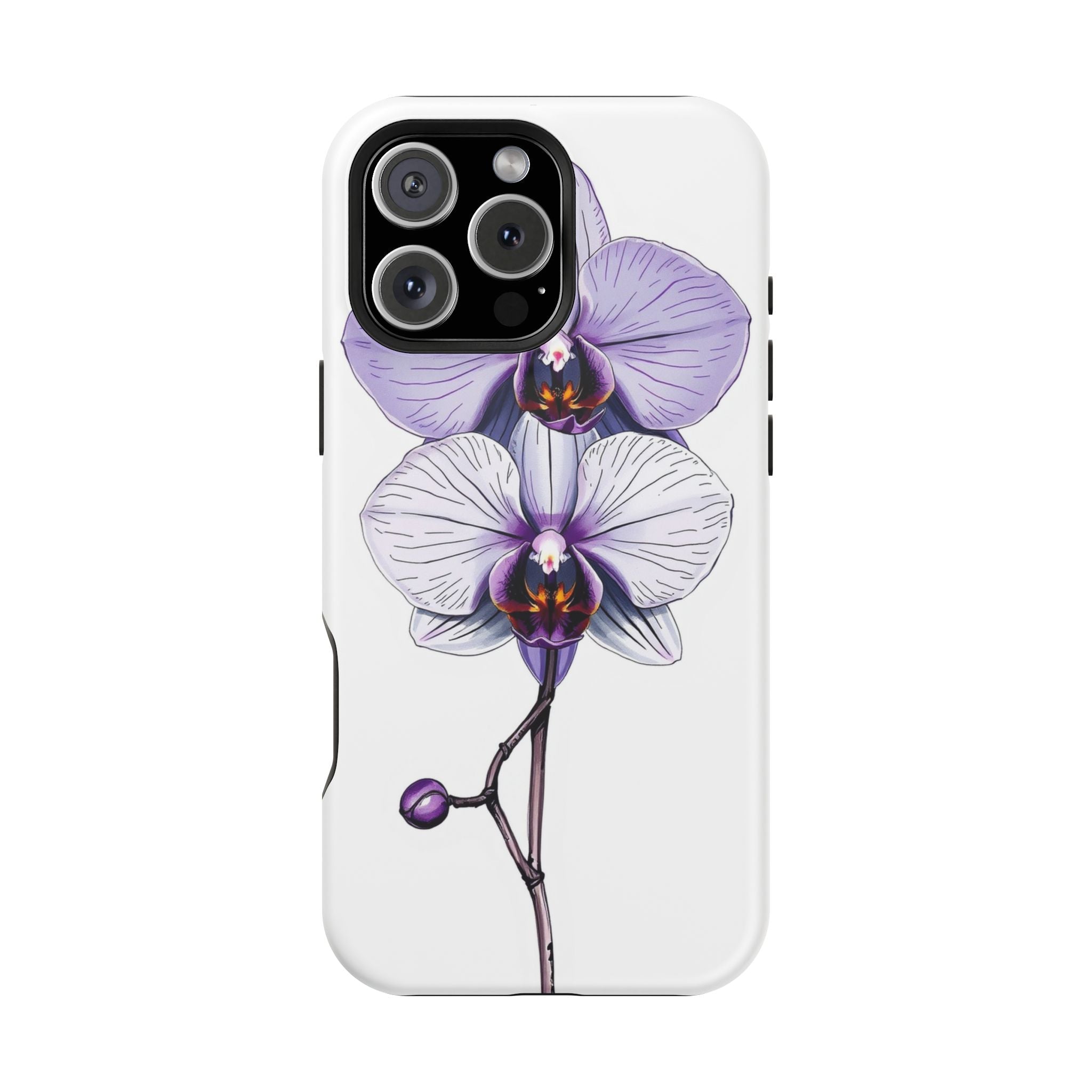 iPhone Orchid Study Hand-Drawn Sketch Slim Everyday Designer Case · iPhone Case