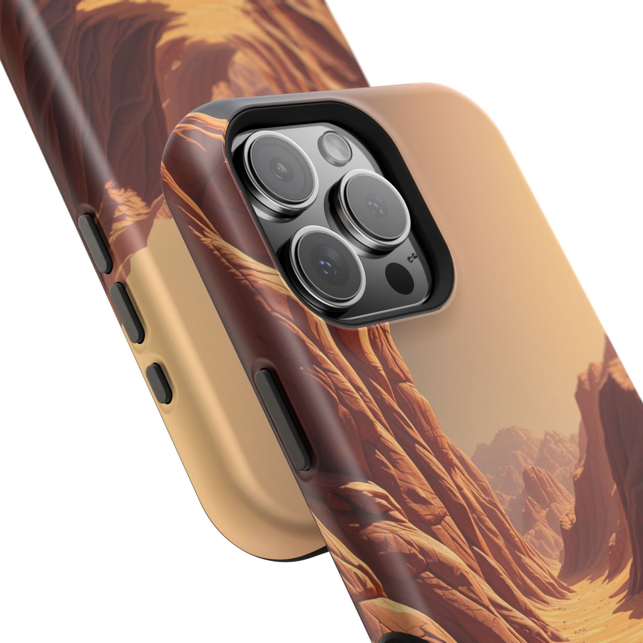 iPhone Burnt Orange And Sand Valley Floor Slim iPhone 20 Everyday · iPhone Case