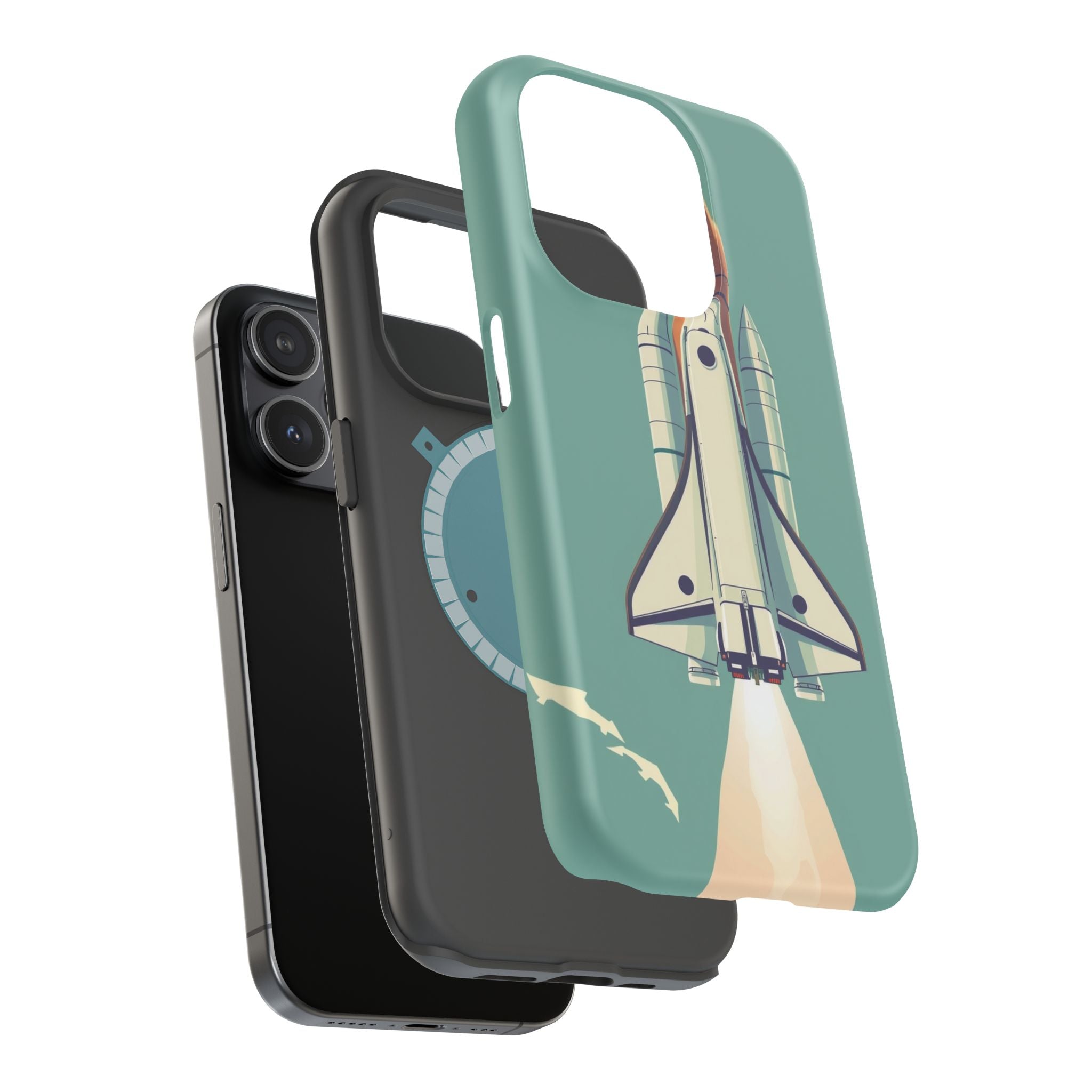 iPhone Retro Space Shuttle Cinematic Art Slim Everyday Designer Case · iPhone Ca