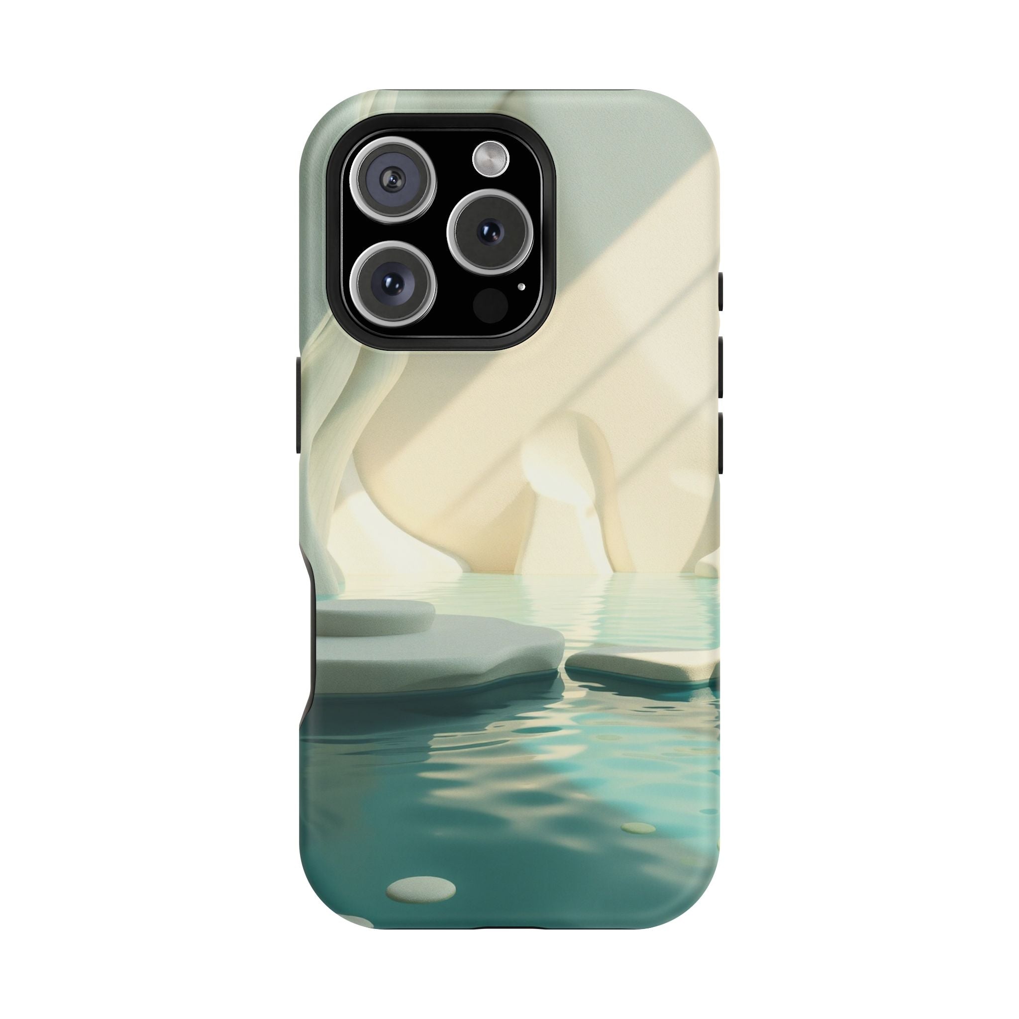iPhone Tidal Pool 3D Digital Slim Everyday Designer Case · iPhone Case