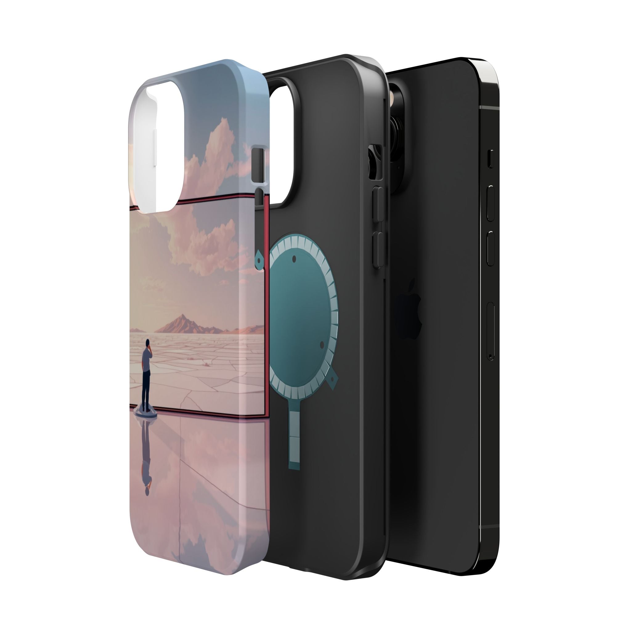 iPhone Salt Flat Mirror Stained Glass Slim Everyday Designer Case · iPhone Case