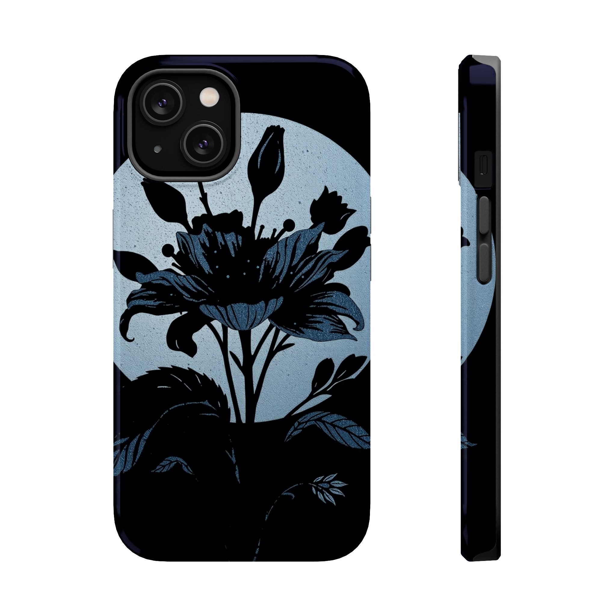 iPhone Radiant Floral Silhouette Design Slim Everyday Designer Case · iPhone Cas