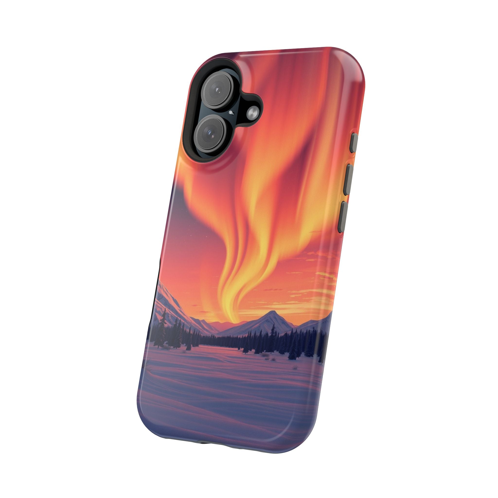 iPhone Sunset Amber And Peach Northern Lights Slim iPhone Everyday · iPhone Case