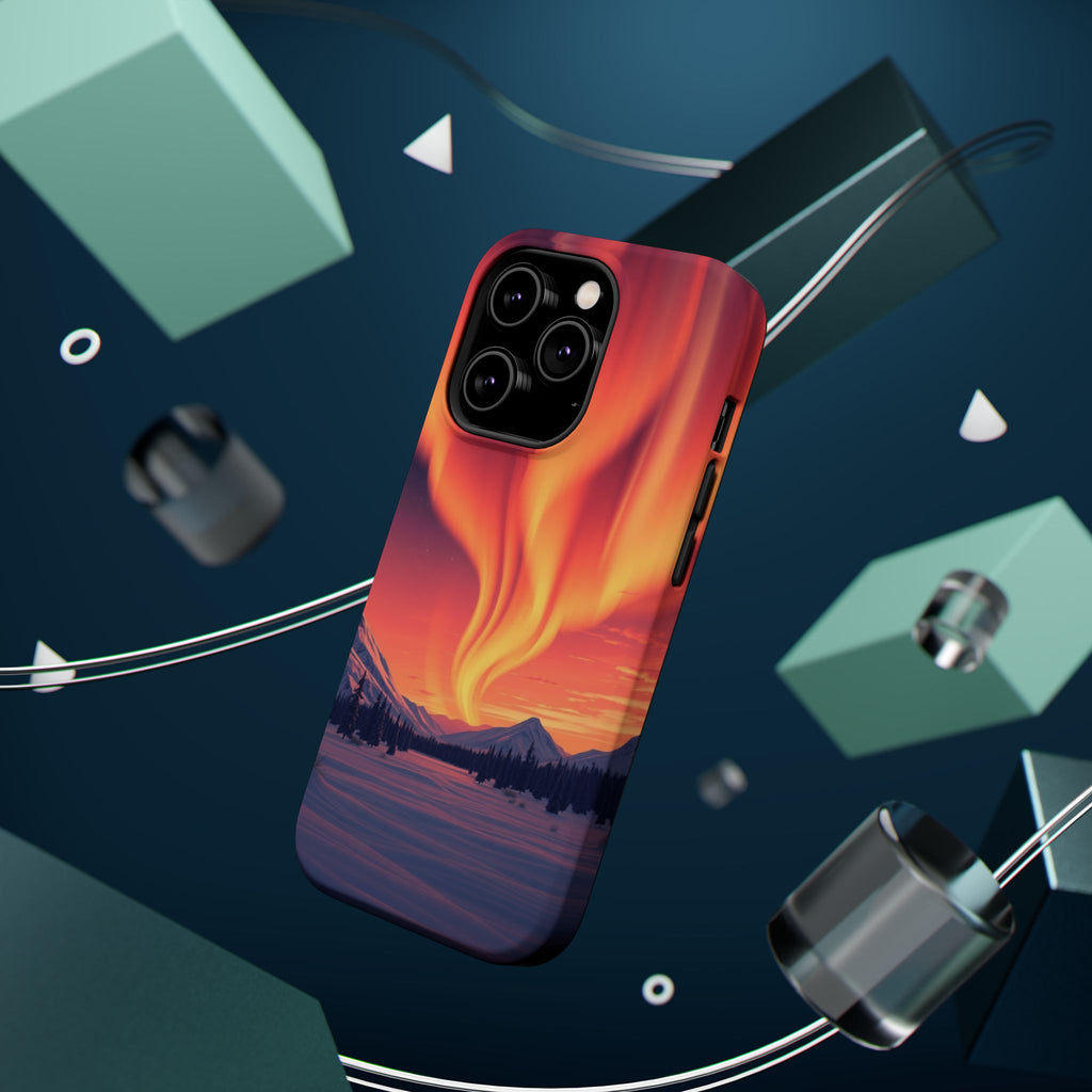 iPhone Sunset Amber And Peach Northern Lights Slim iPhone Everyday · iPhone Case