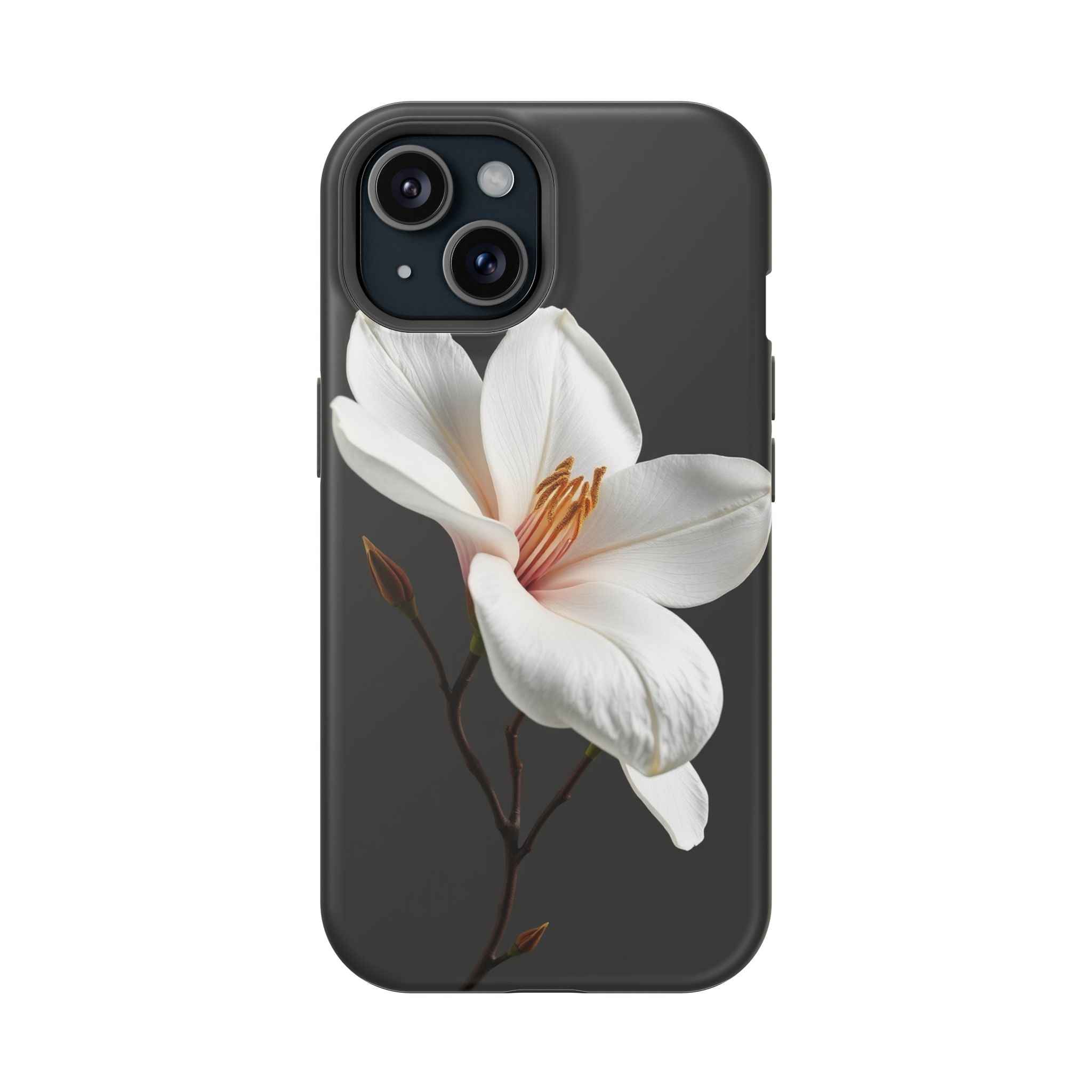 iPhone Earthy Magnolia Dream Design Slim Everyday Designer Case · iPhone Case