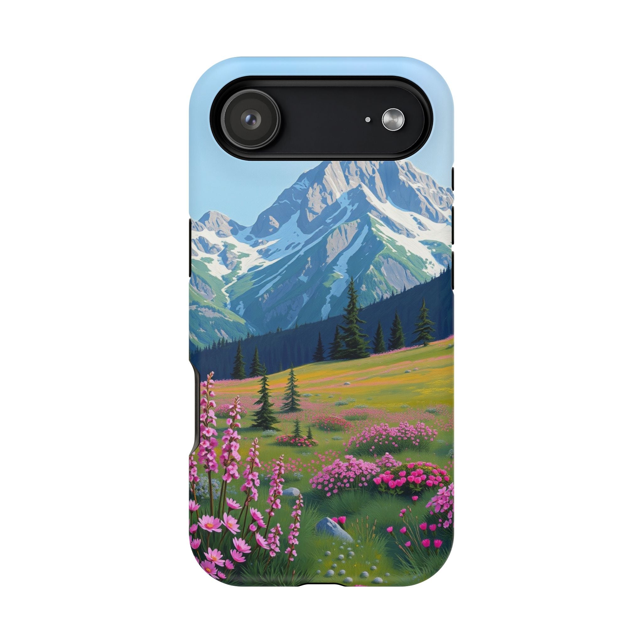 iPhone Earthy Alpine Meadow Design Bold Modern Everyday Snap Case · iPhone Case