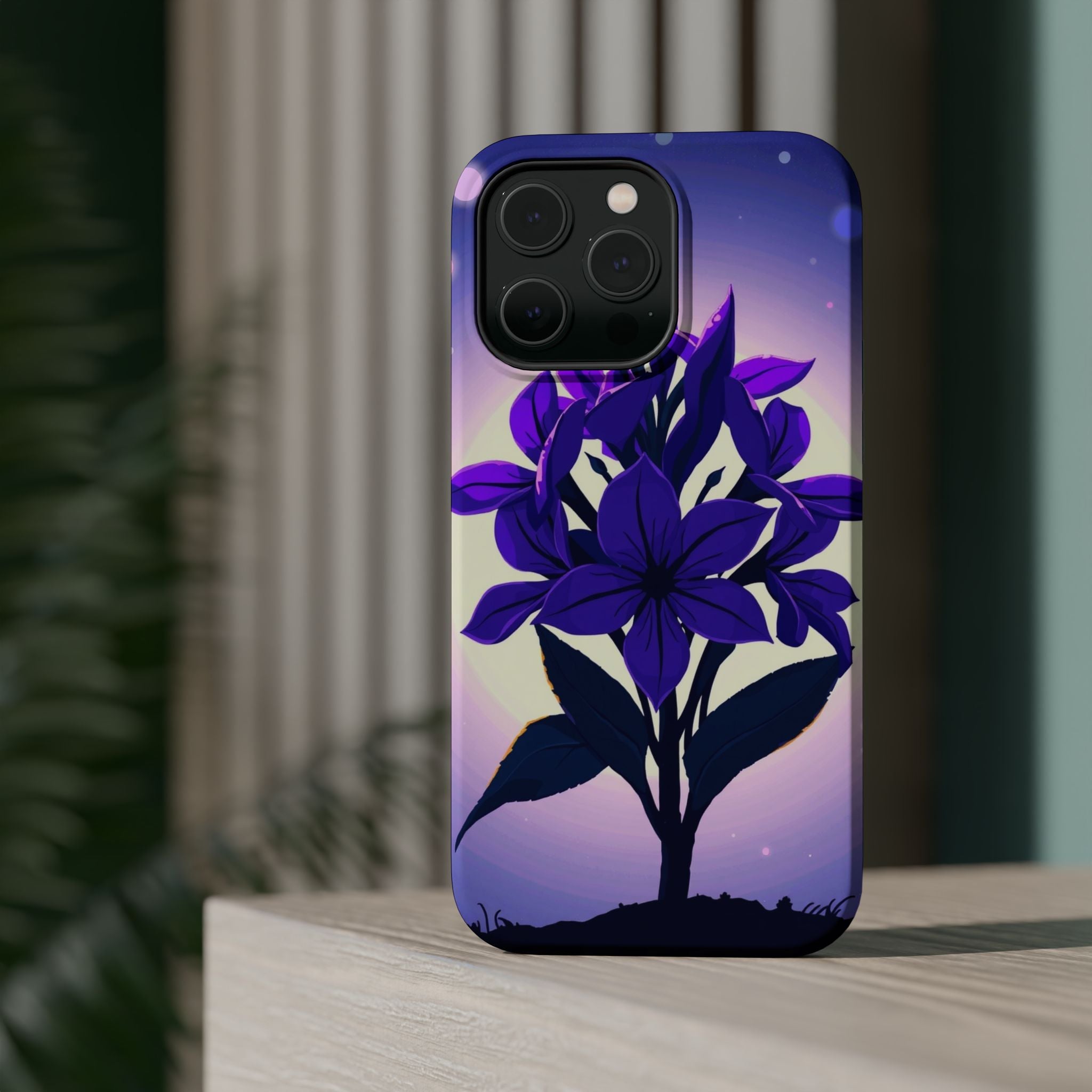 iPhone Floral Crown Mystic Art 13 Bold Modern Everyday Snap Case · iPhone Case