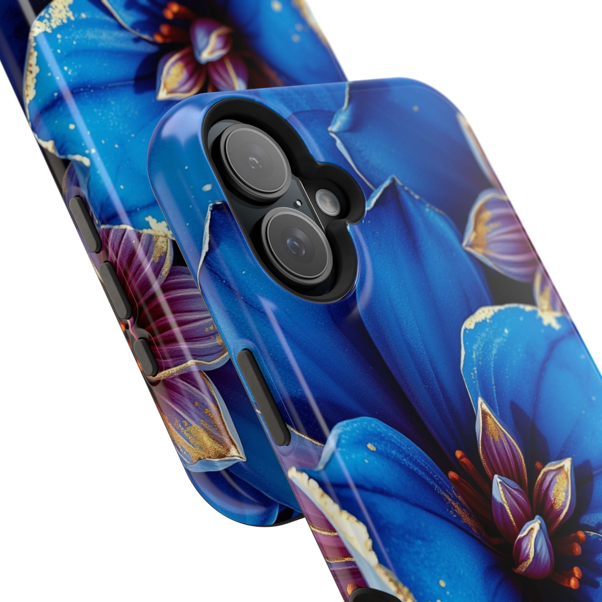 iPhone Floral Gold Foil Serene Design Slim Snap Case Ga · iPhone Case
