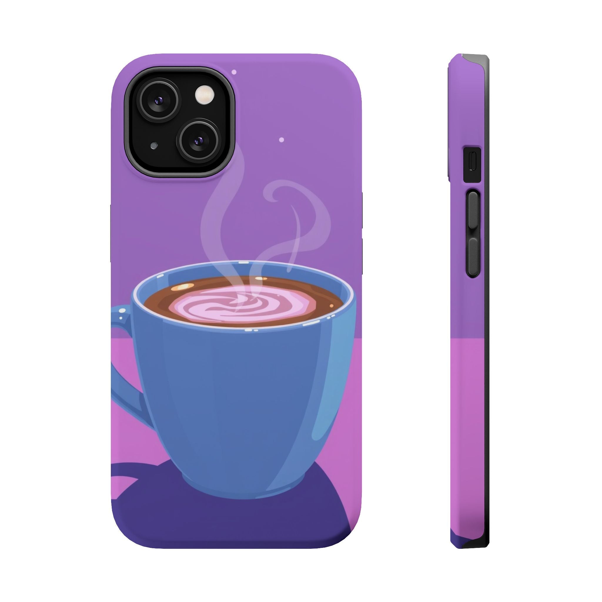 iPhone Emotional Support Coffee Pixel Art -Bit Soft Finish Everyday Case · iPhon