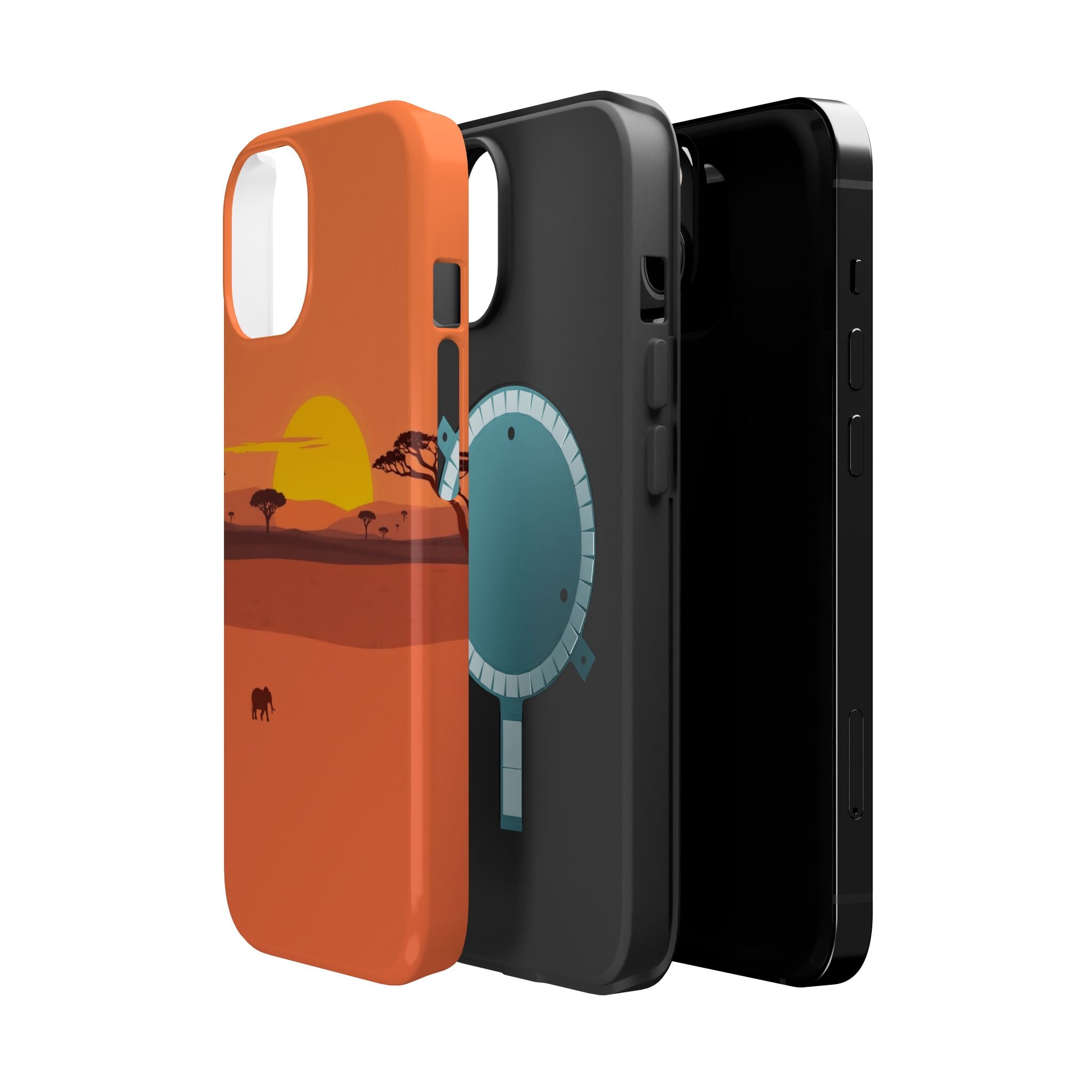 iPhone Sunset Amber And Peach Savanna Horizon Slim iPhone Everyday · iPhone Case