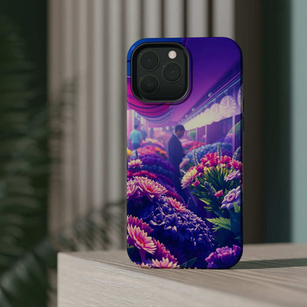iPhone Flower Market Enchanted Art Bold Modern Everyday Snap Case · iPhone Case