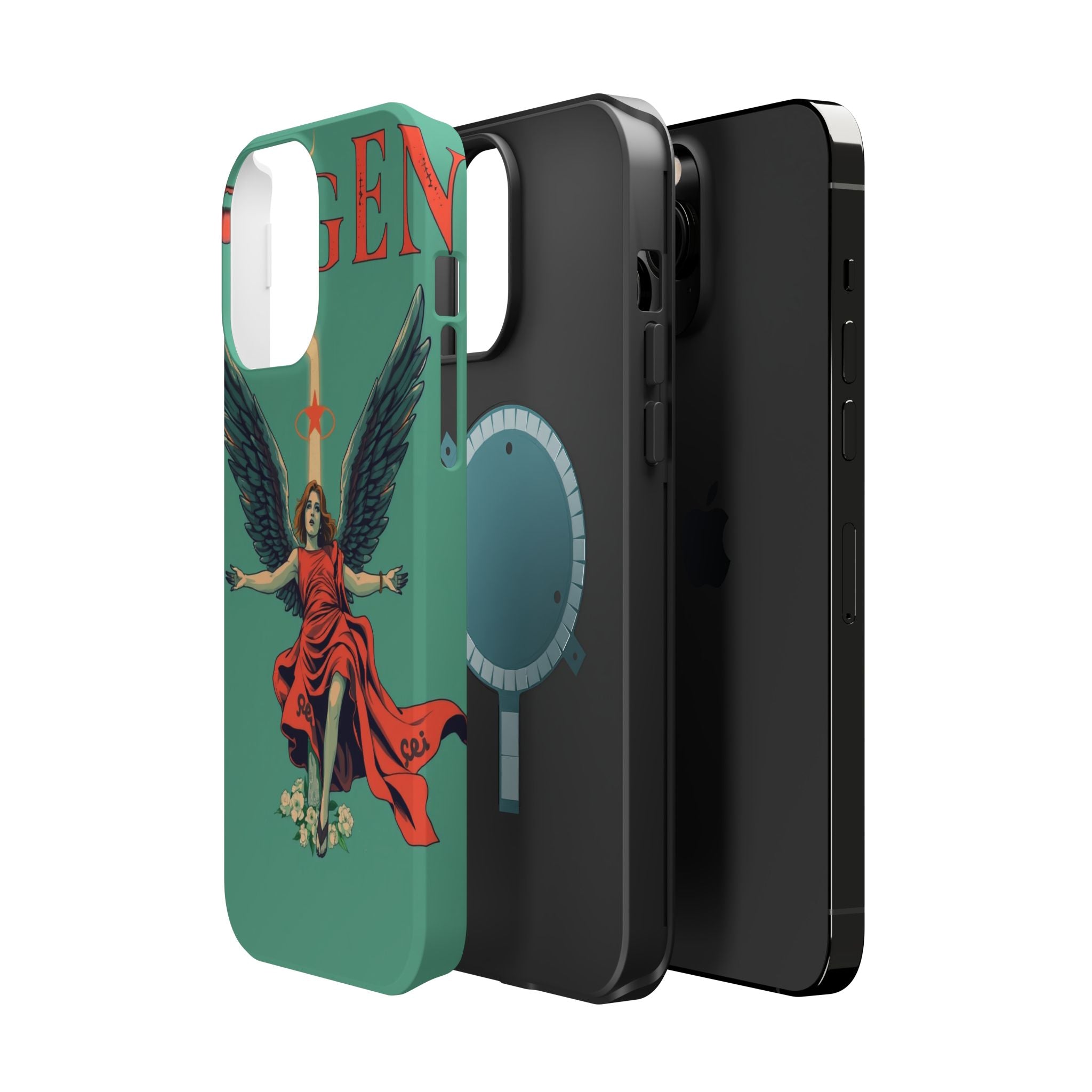 iPhone Radiant Fallen Angel Design Bold Modern Everyday Snap Case · iPhone Case