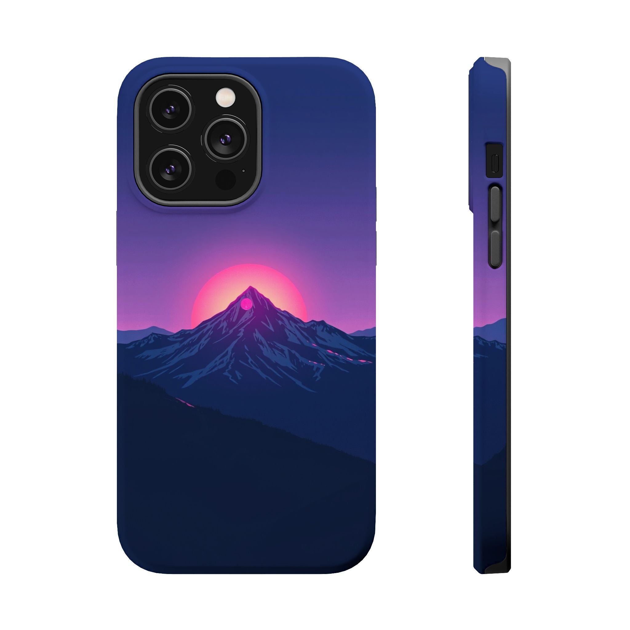 iPhone Mountain at Sunrise Electric Art Slim Everyday iPhone 15 · iPhone Case