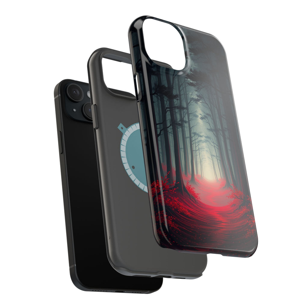 iPhone Dreamy Misty Forest Path Design Slim Everyday Designer Case · iPhone Case
