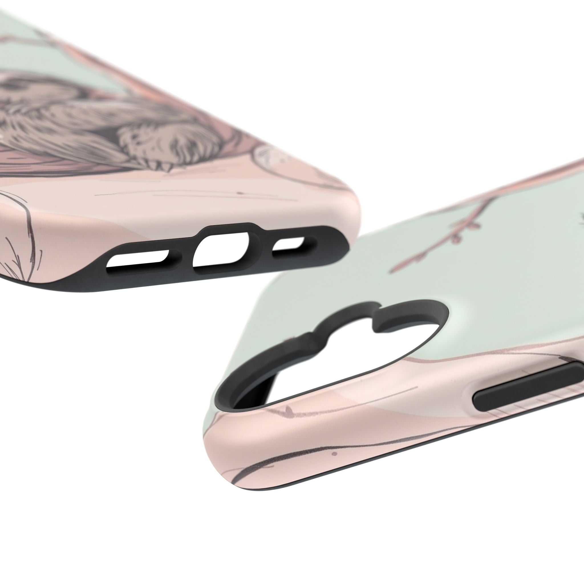 iPhone Cozy Sloth Mode Hand-Drawn Sketch Slim Everyday Designer Case · iPhone Ca