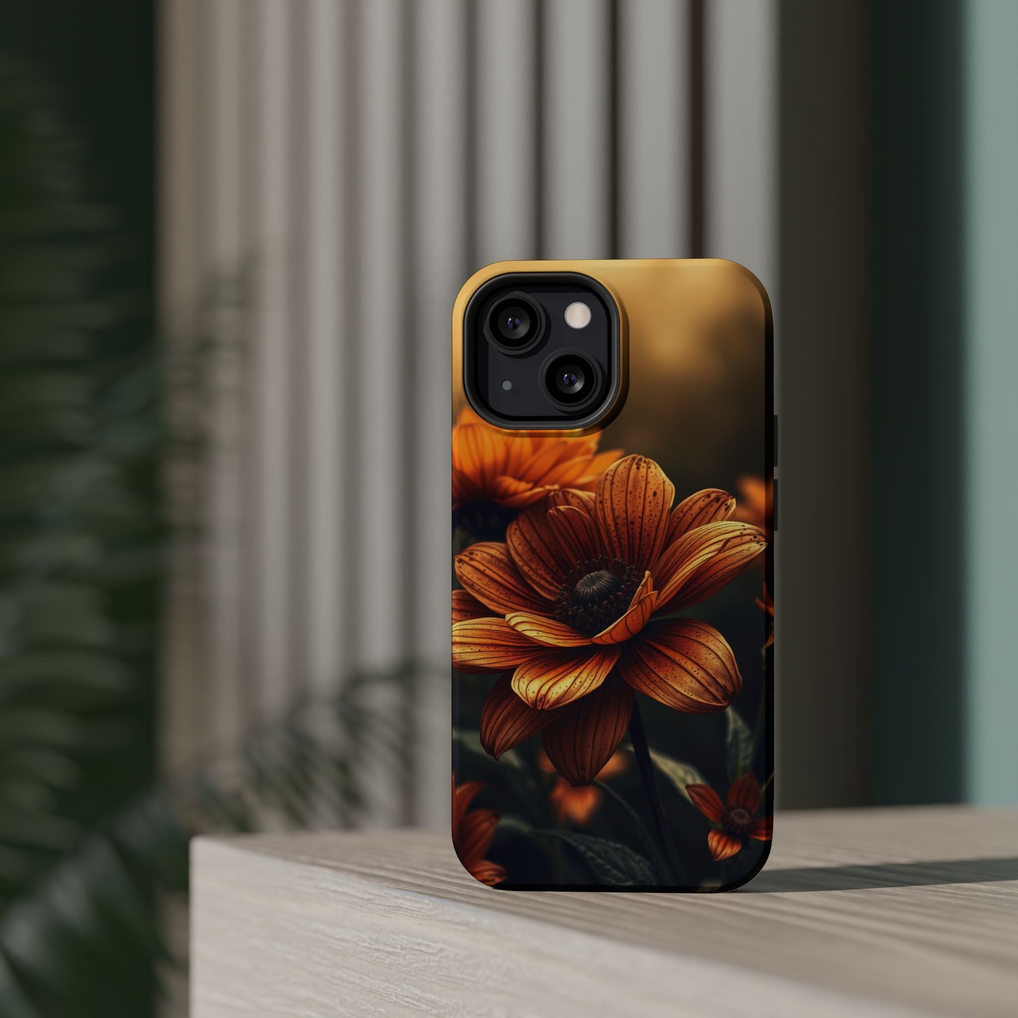 iPhone Radiant Floral Ombre Design Bold Modern Everyday Snap Case · iPhone Case