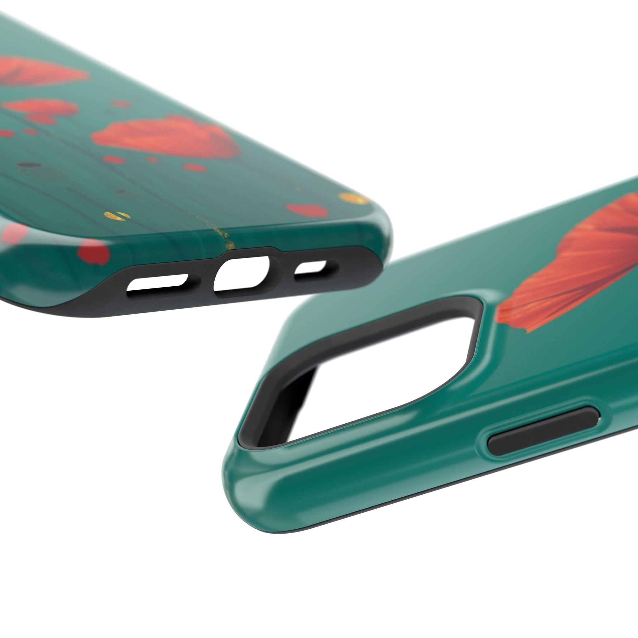iPhone Earthy Poppy Field Design Bold Modern Everyday Snap Case · iPhone Case