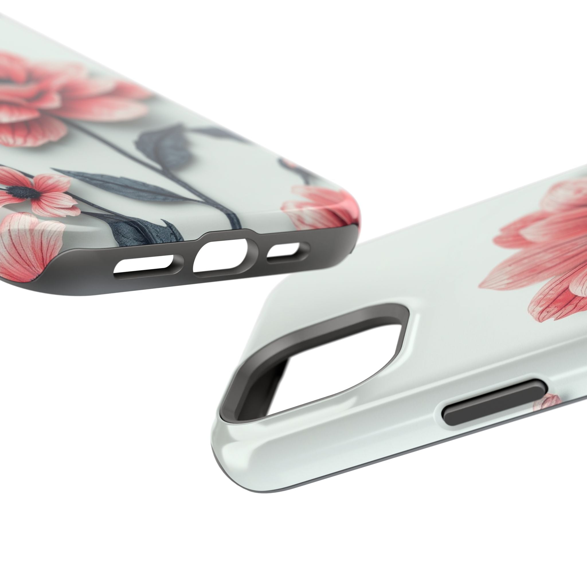 iPhone Dreamy Floral Ink Wash Design Slim Everyday iPhone 12 Designer · iPhone C