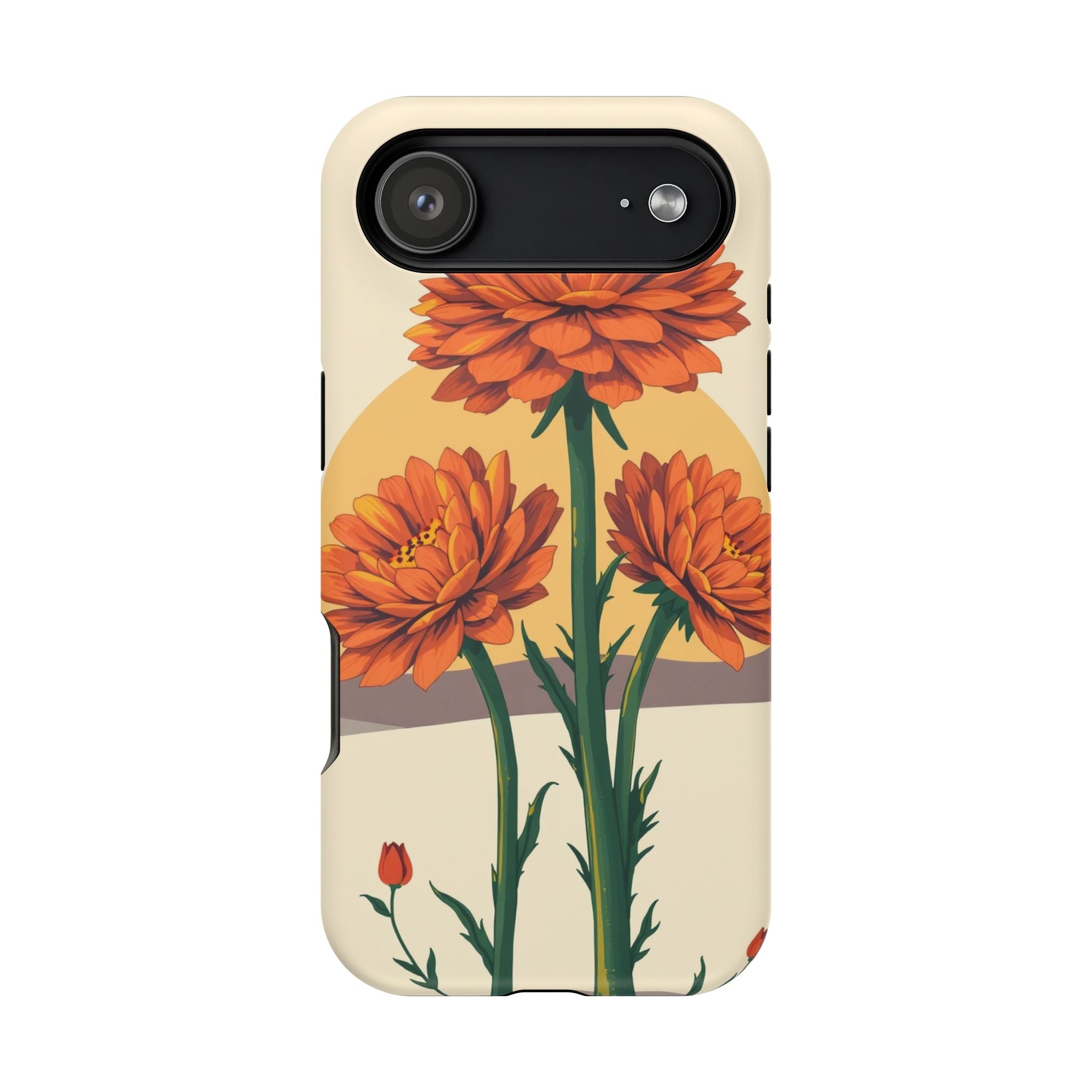 iPhone Ranunculus Stack Bold Art Bold Modern Everyday Snap Case · iPhone Case