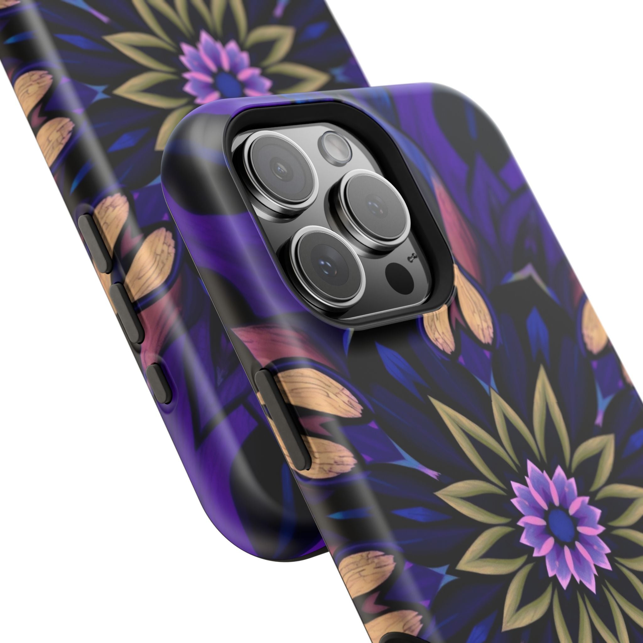 iPhone Floral Mandala Mystic Art Bold Modern Everyday Snap Case · iPhone Case