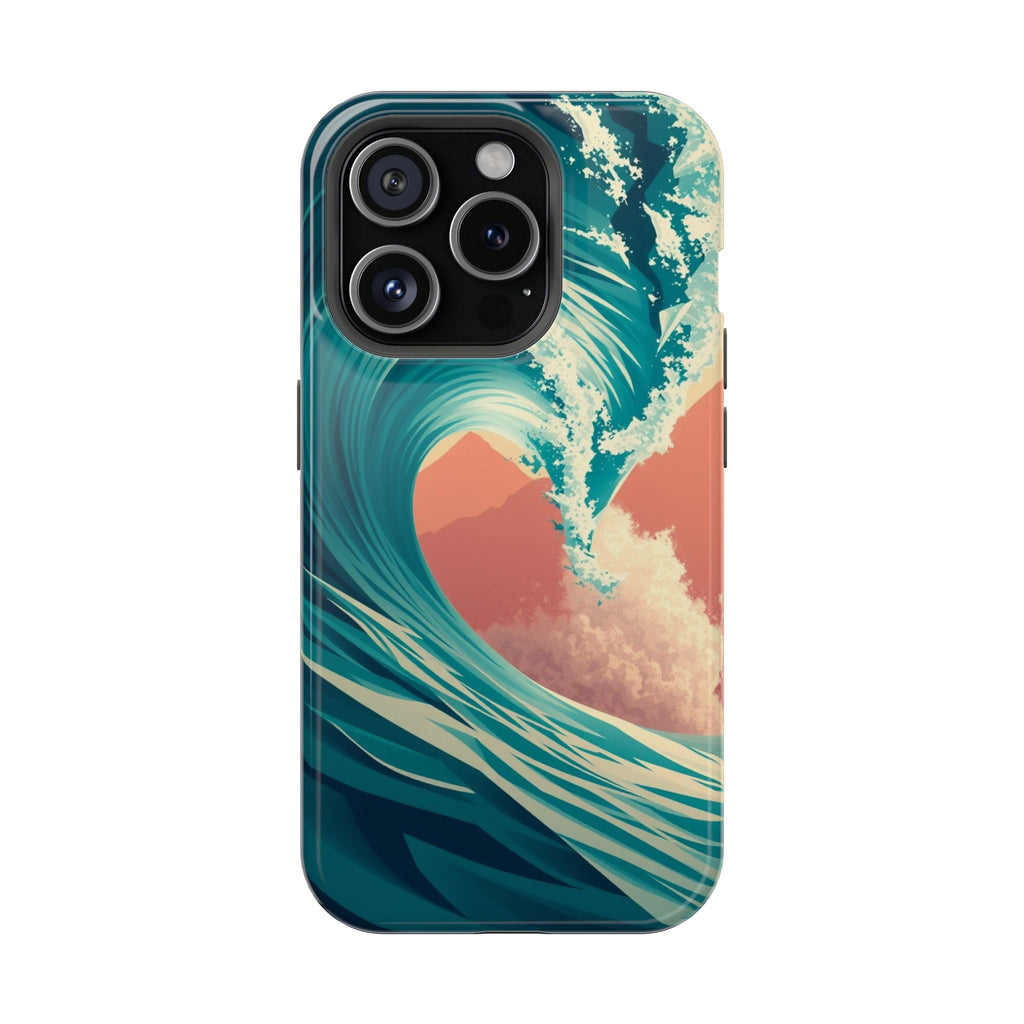 iPhone Ocean Wave Crash Cinematic Art Slim Everyday Designer Case · iPhone Case
