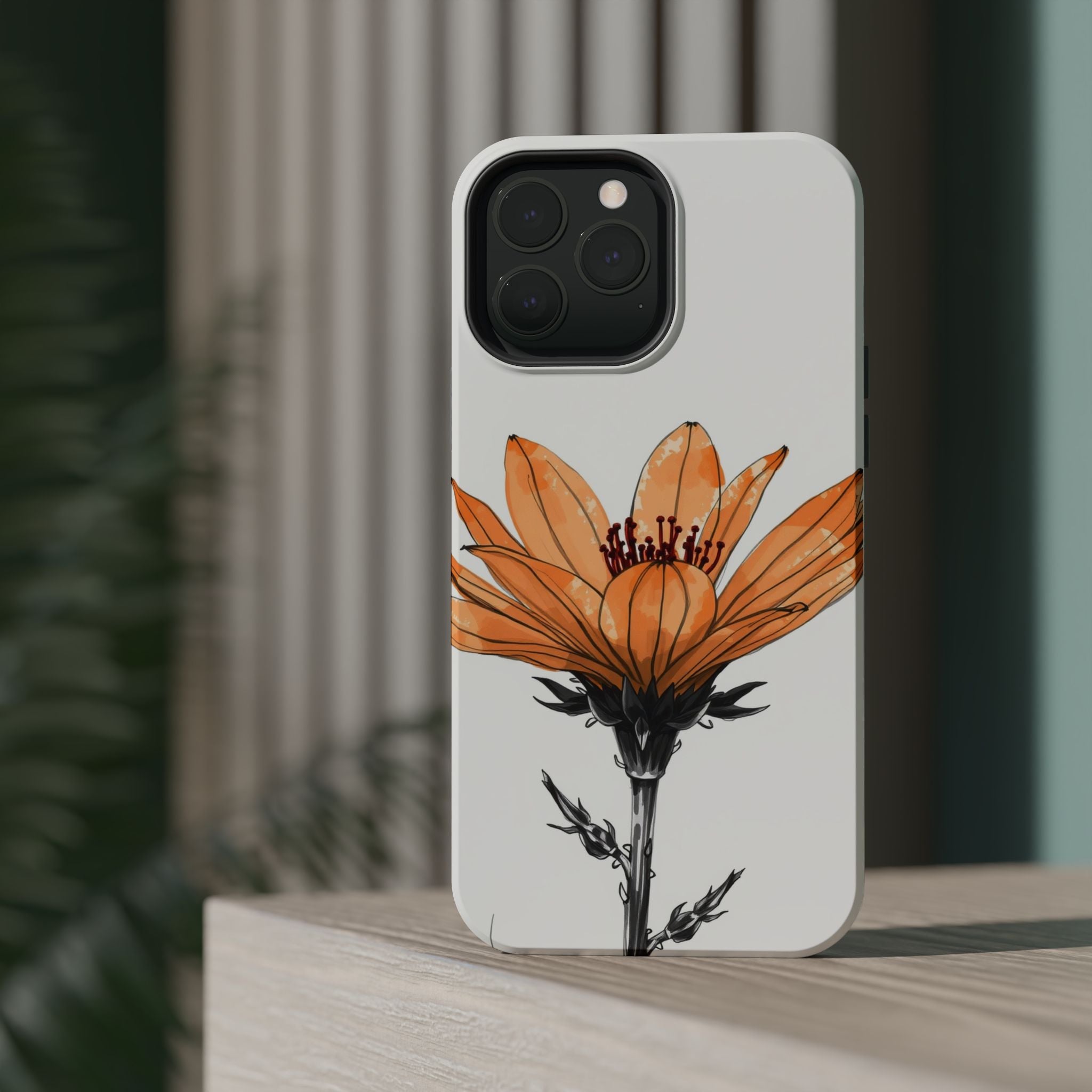 iPhone Earthy Desert Flower Design Bold Modern Everyday Snap Case · iPhone Case