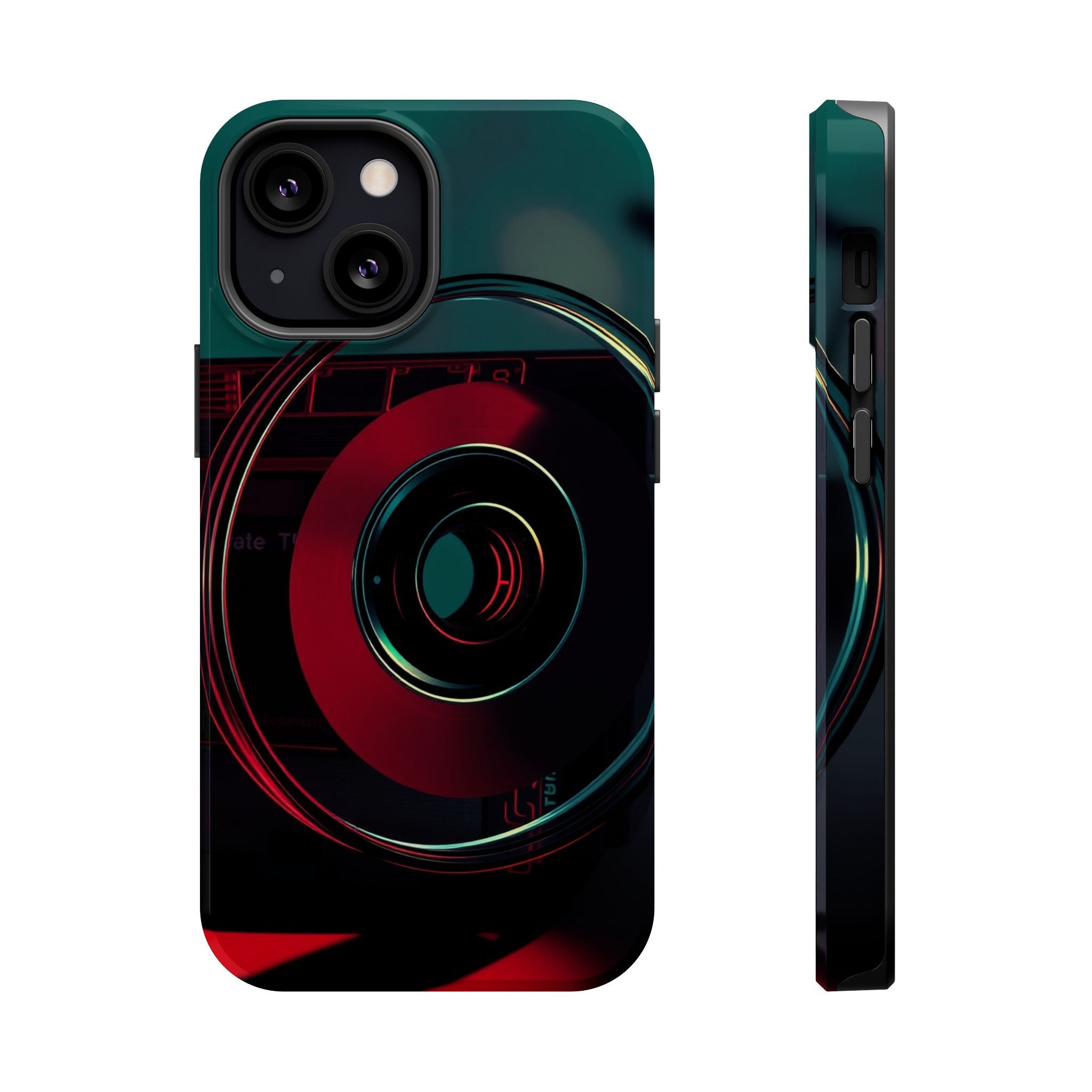 iPhone Vibrant Cassette Tape Rewind Design Slim Everyday Designer Case · iPhone