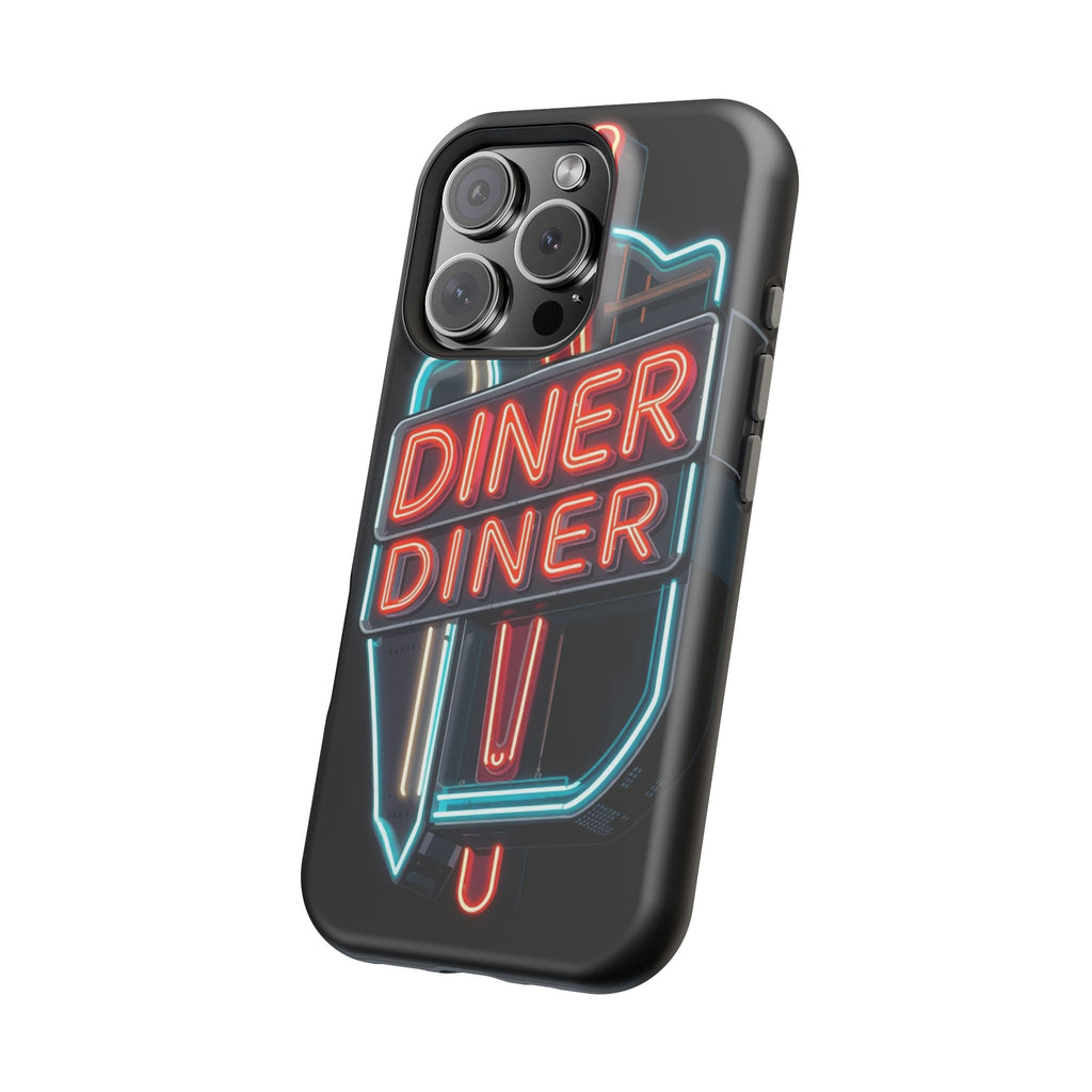 iPhone Neon Diner Sign Electric Art Slim Everyday Designer Case · iPhone Case