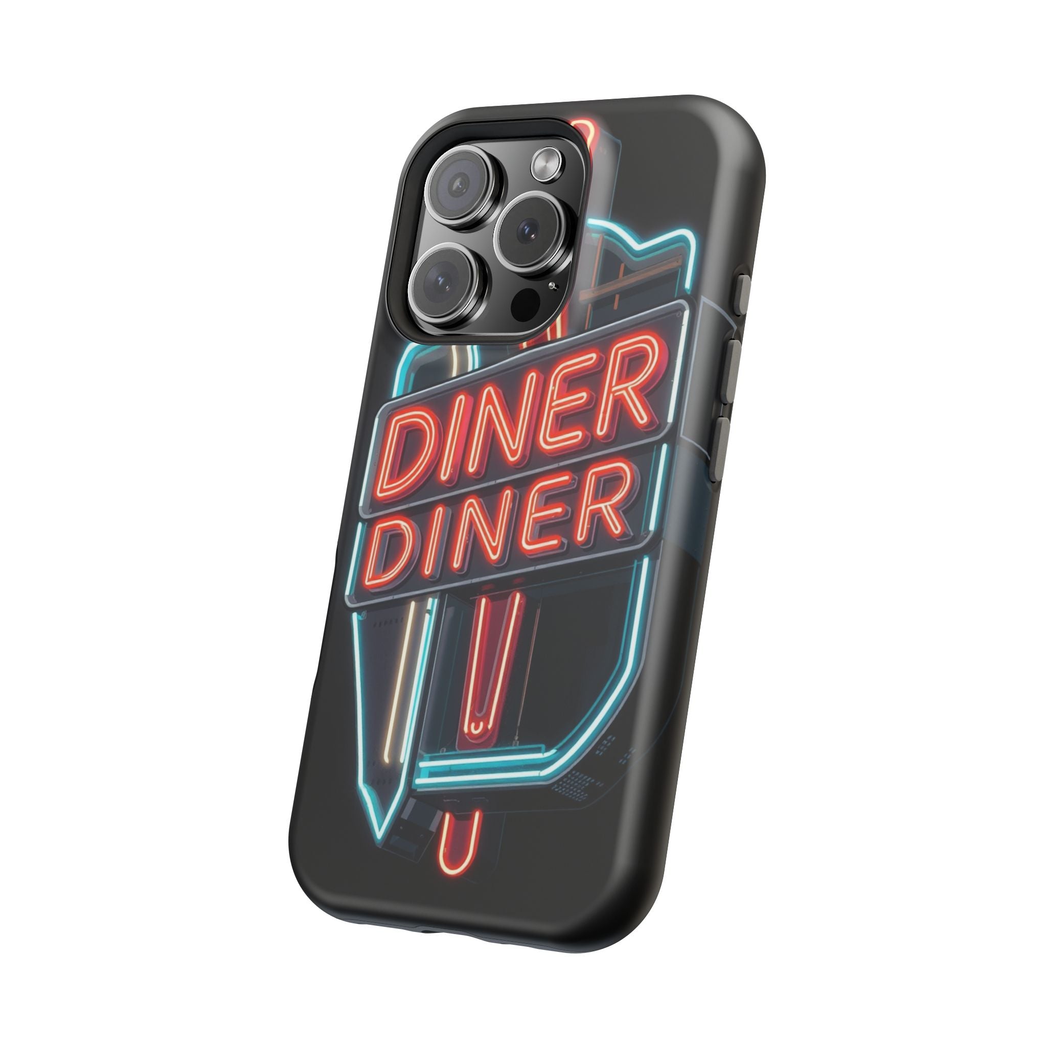 iPhone Neon Diner Sign Electric Art Slim Everyday Designer Case · iPhone Case