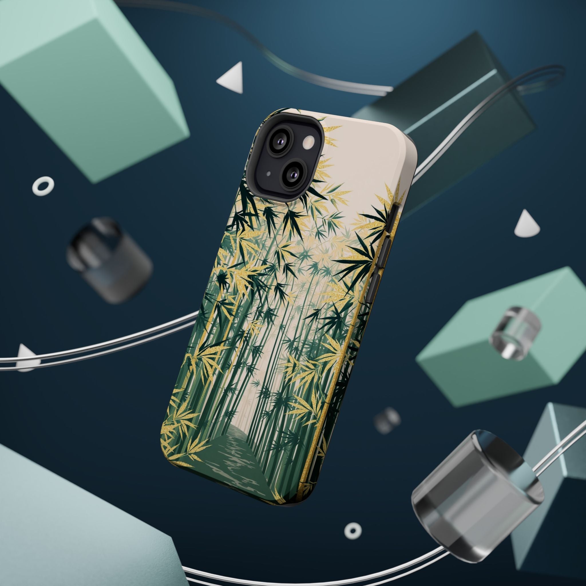 iPhone Serene Bamboo Grove Design Bold Modern Everyday Snap Case · iPhone Case
