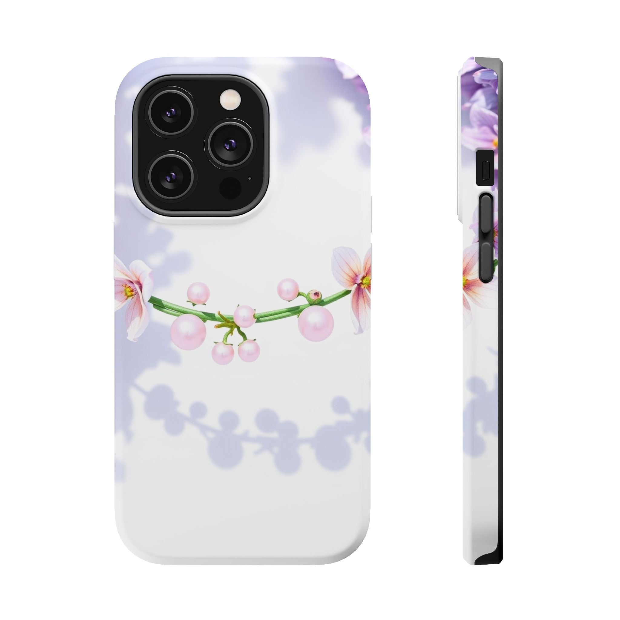 iPhone Vibrant Floral Crown Design Clean Minimal Snap Cas Slim Snap Case · iPhon
