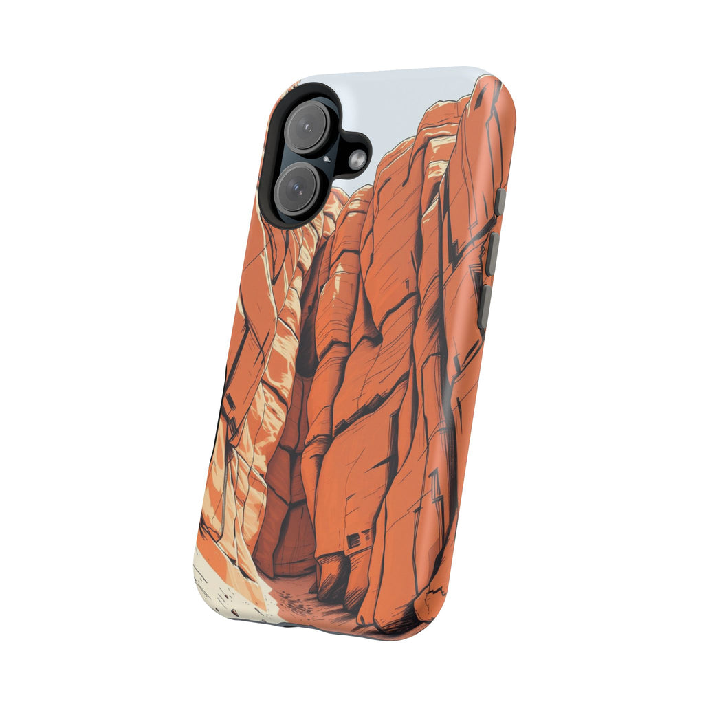 iPhone Burnt Orange And Sand Canyon Wall Slim Everyday iPhone Designer · iPhone